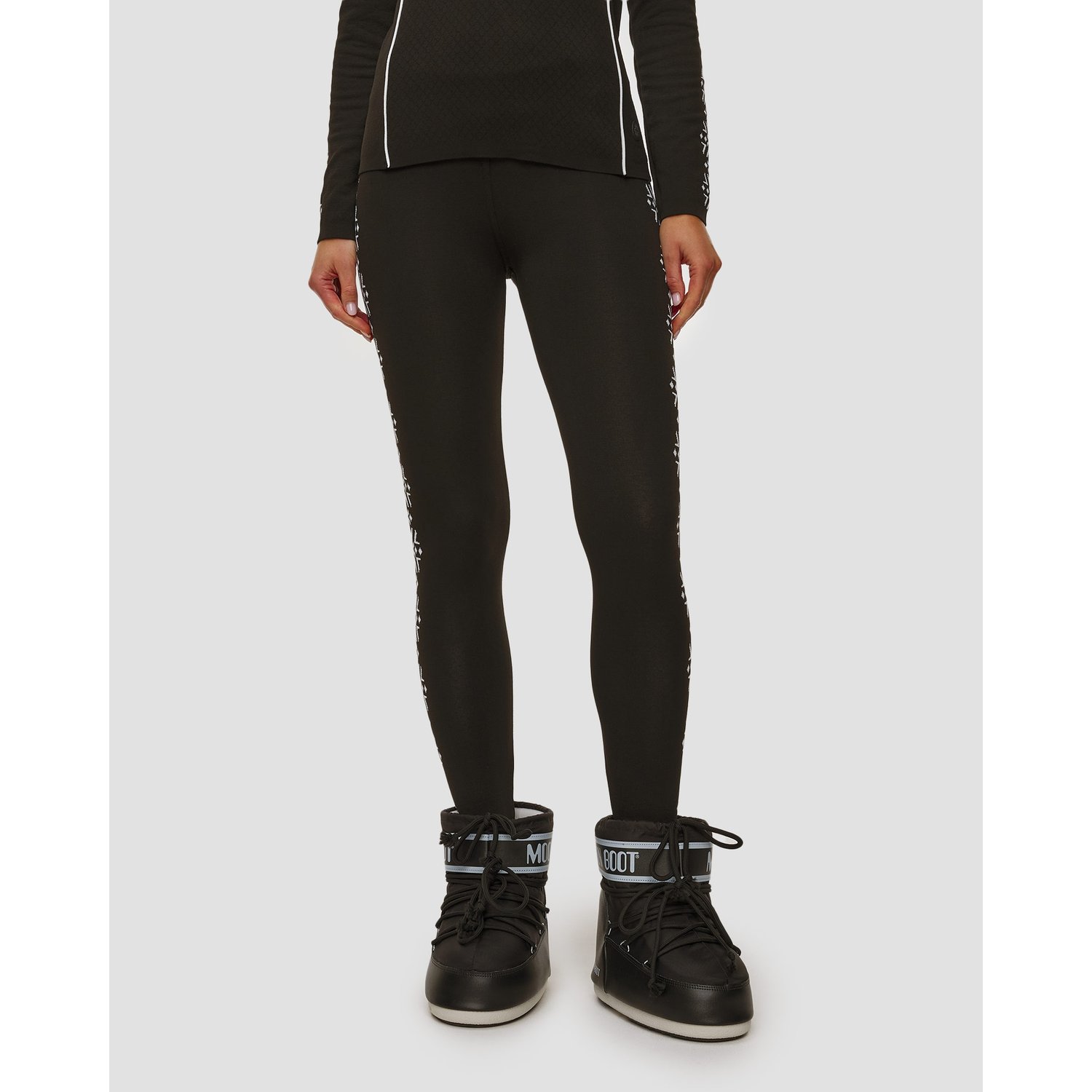 Leginsy Termoaktywne Damskie Newland Croix De Coeur