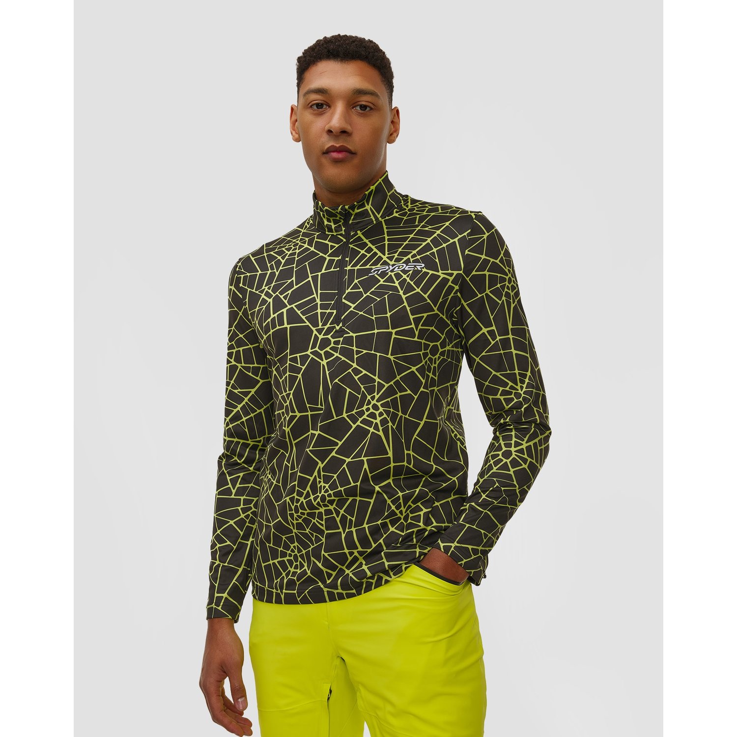 Golf Narciarski Męski Spyder Podium 1/2 Zip