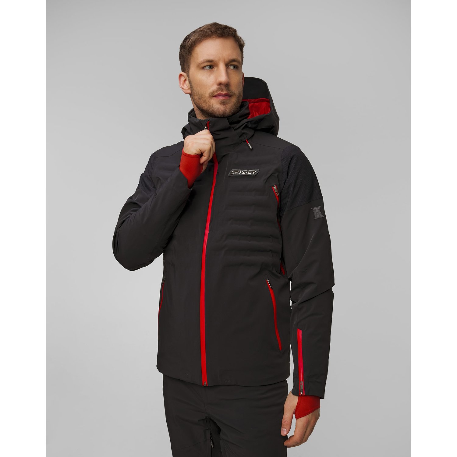 Ocieplana Kurtka Narciarska Męska Spyder Pinnacle