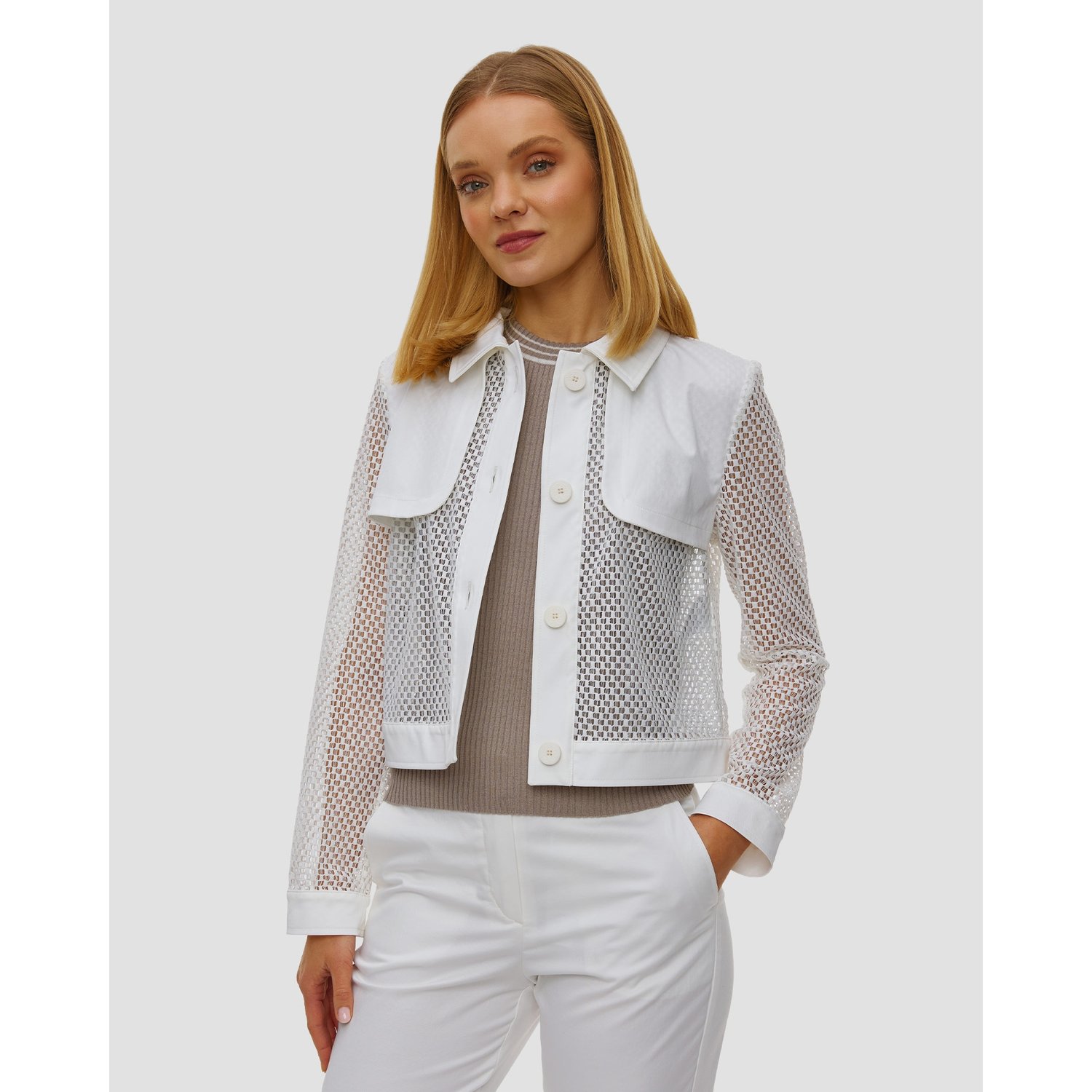 Lekka Ażurowa Kurtka Damska Sportalm