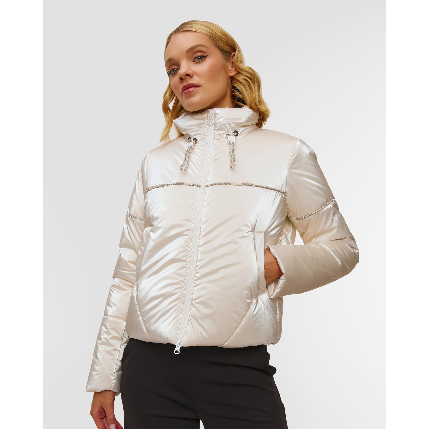 Perłowa Kurtka Zimowa Damska Sportalm