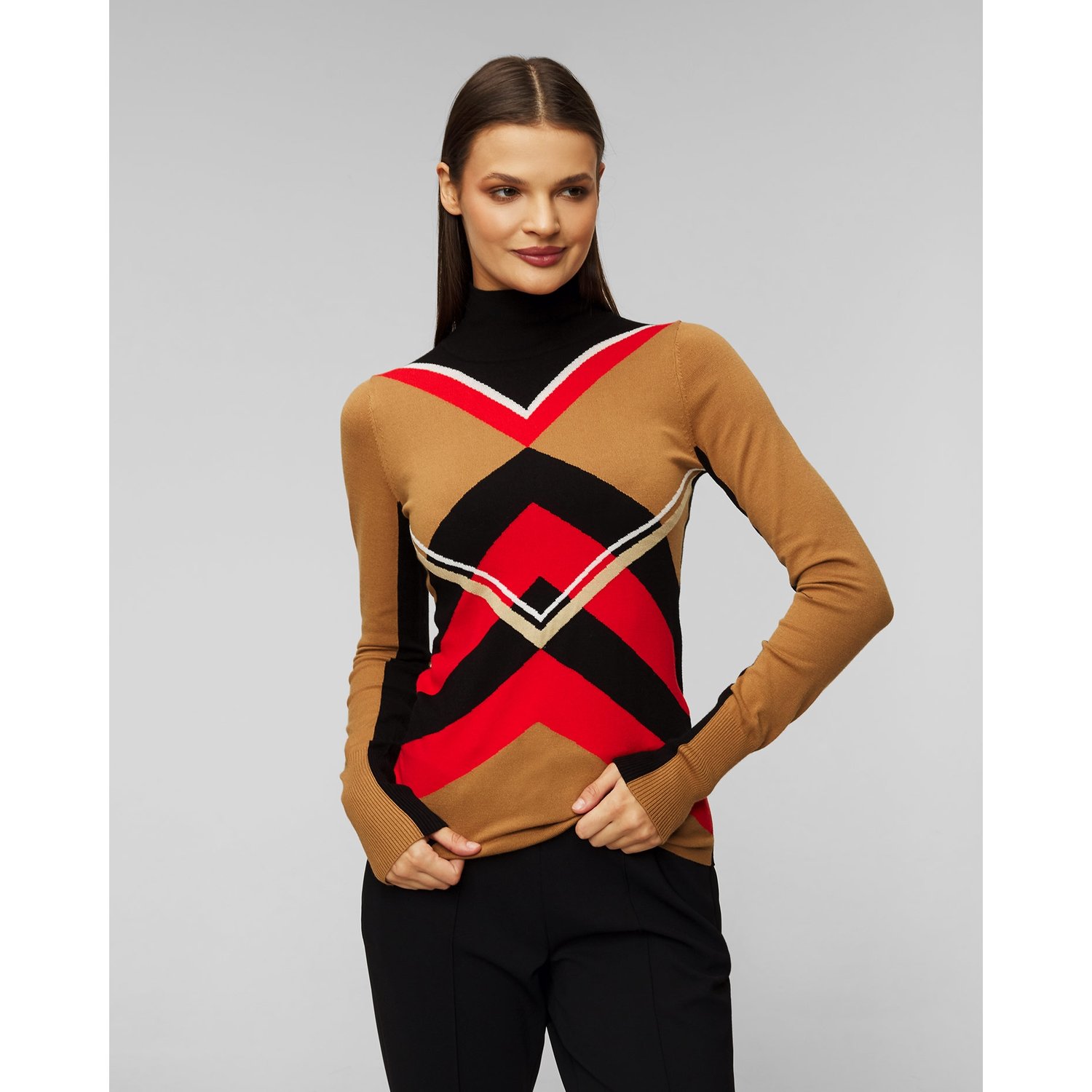 Sweter Z Wiskozy Damski Sportalm