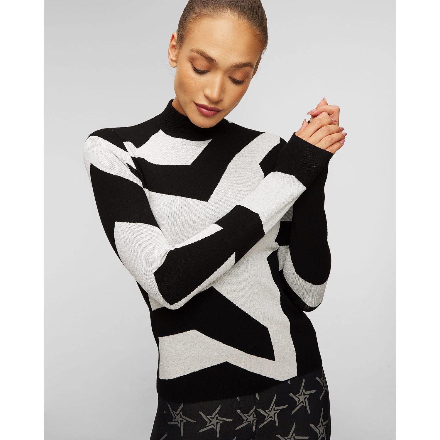 Longsleeve Narciarski Z Wiskozy Damski Sportalm