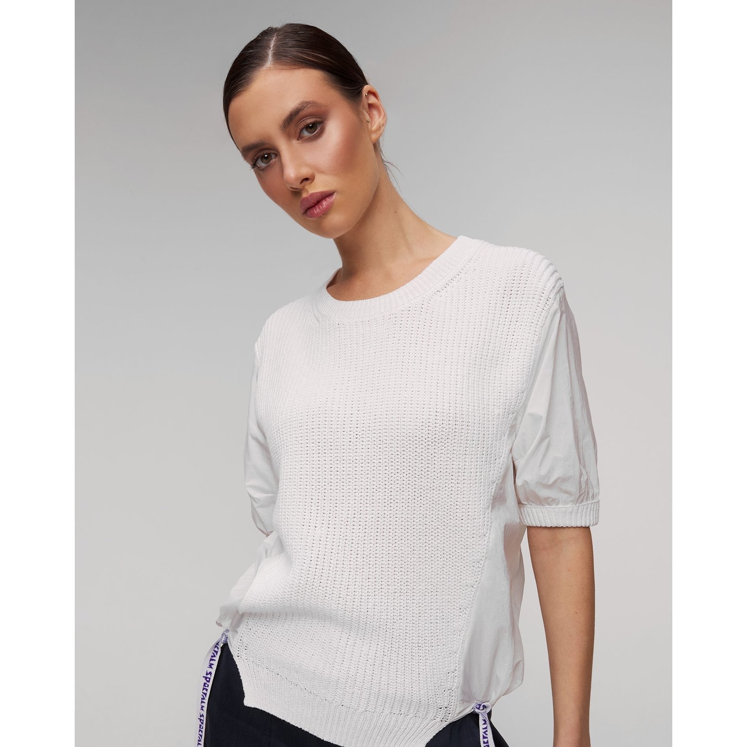 Biały T-shirt Damski Sportalm