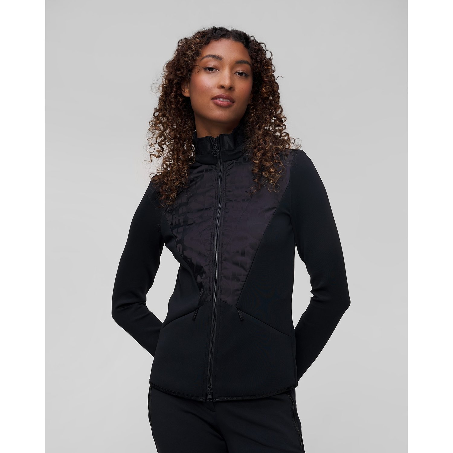Czarna Bluza Damska Sportalm
