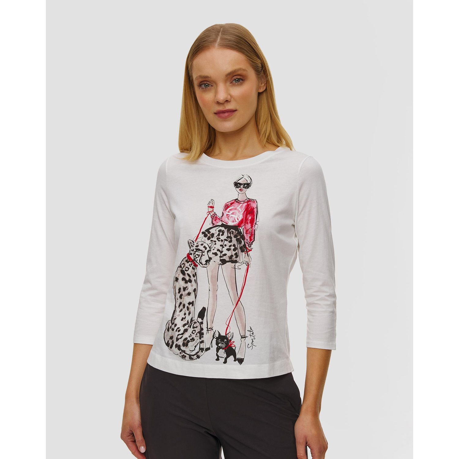 Bluzka Damska Z Printem Sportalm