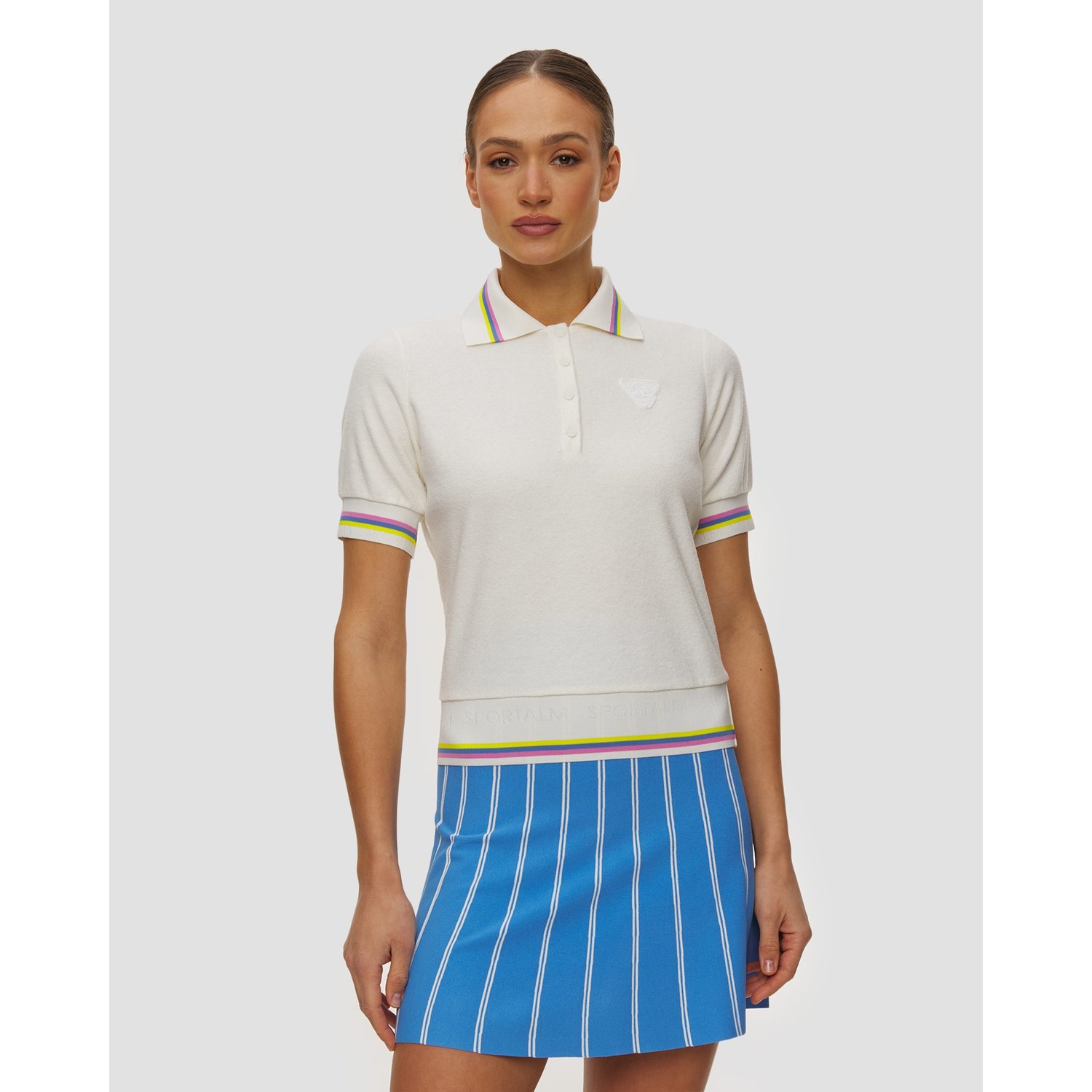 Dzianinowa Koszulka Polo Damska Sportalm