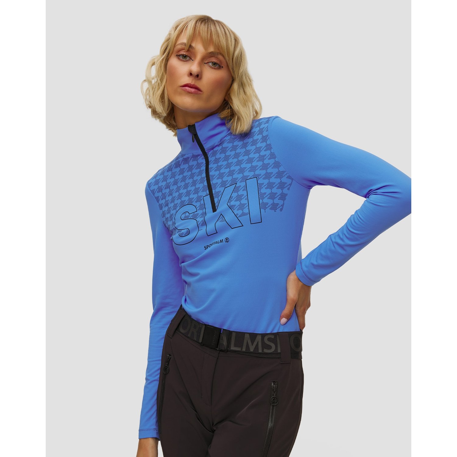 Niebieski Golf Narciarski Damski Sportalm