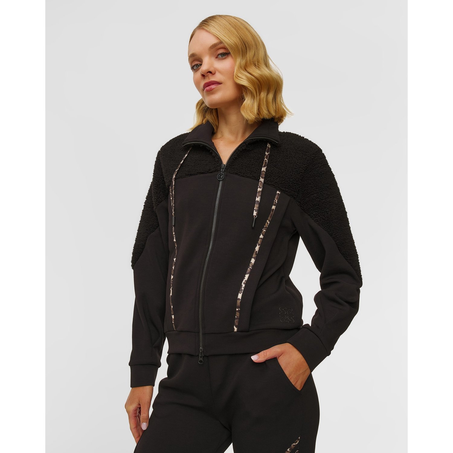 Czarna Bluza Damska Sportalm