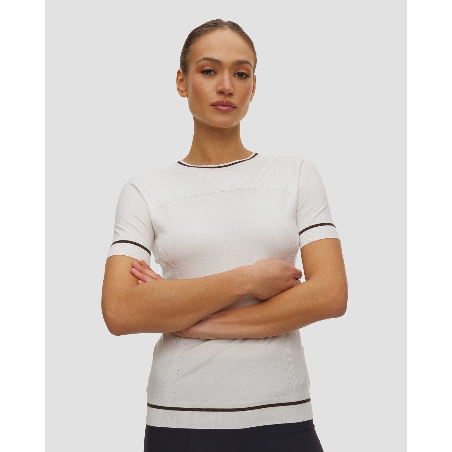 Dzianinowy Top Z Wiskozy Damski Sportalm