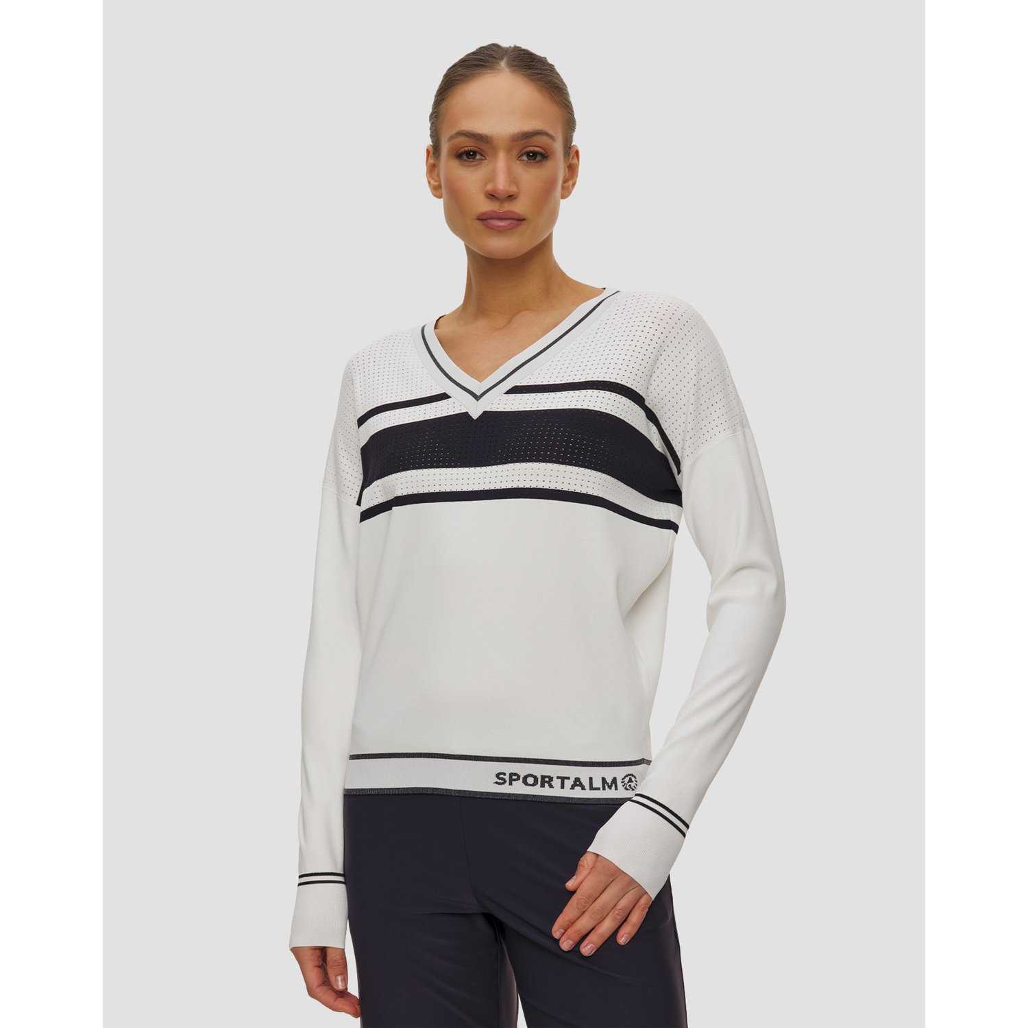 Sweter Z Wiskozy Damski Sportalm