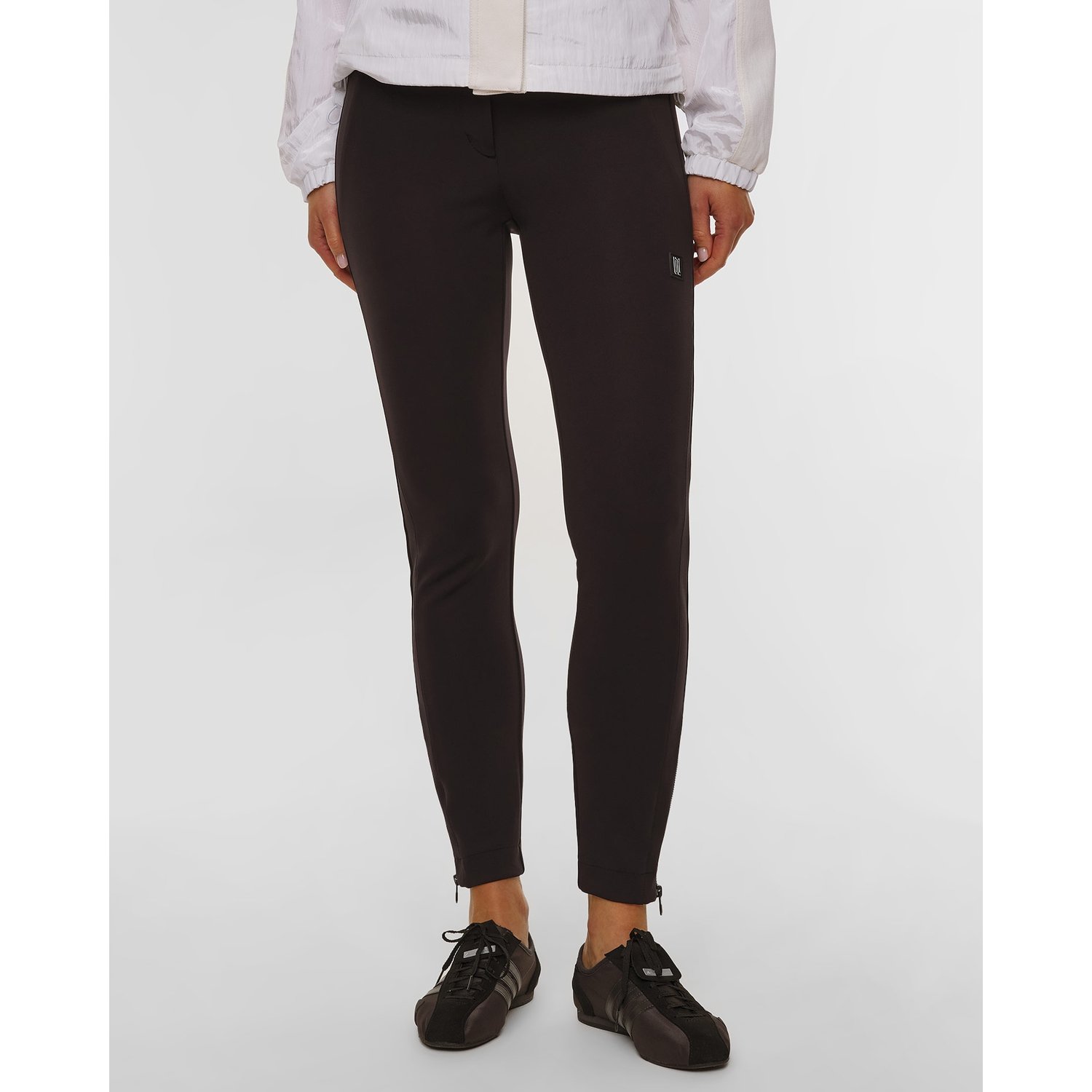 Czarne Spodnie Damskie Sportalm