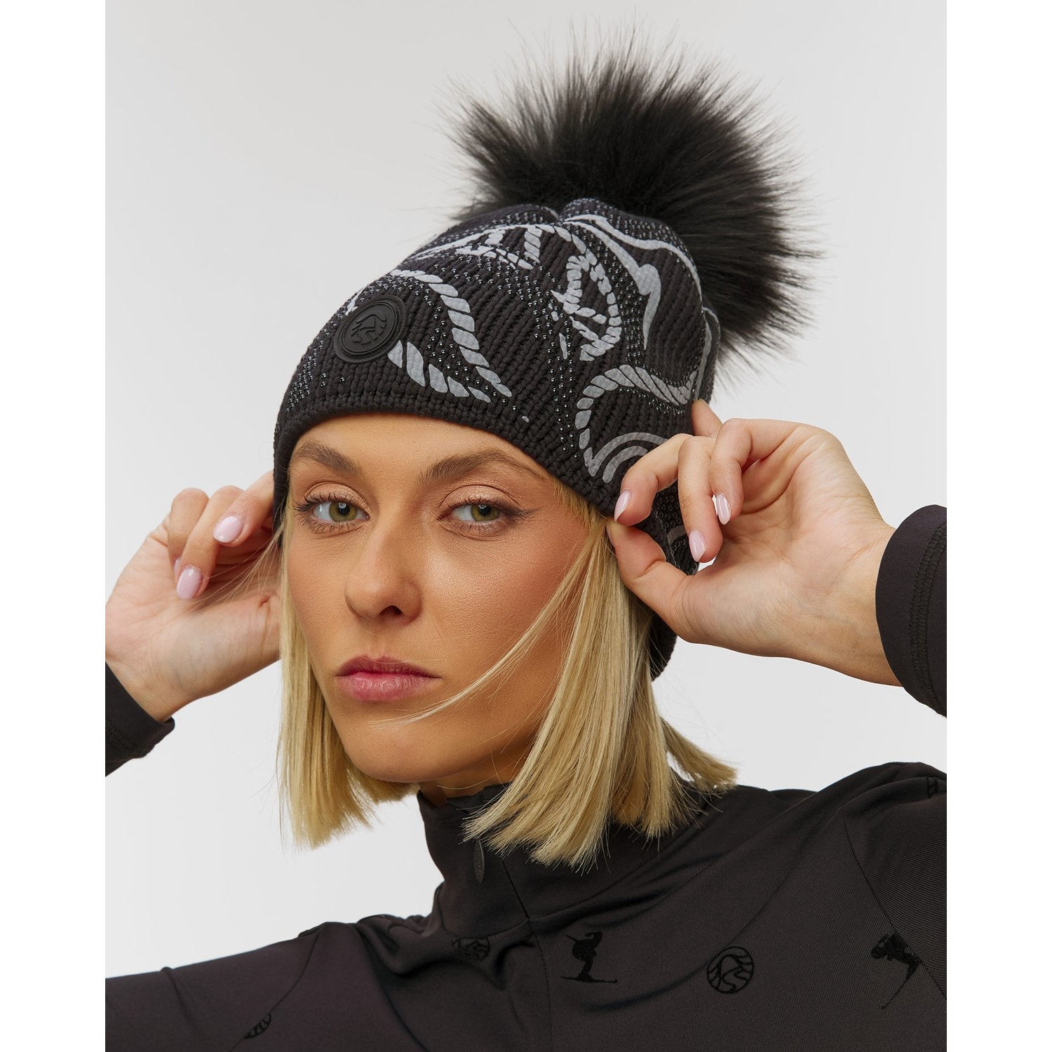 Czapka Zimowa Damska Sportalm Czarna