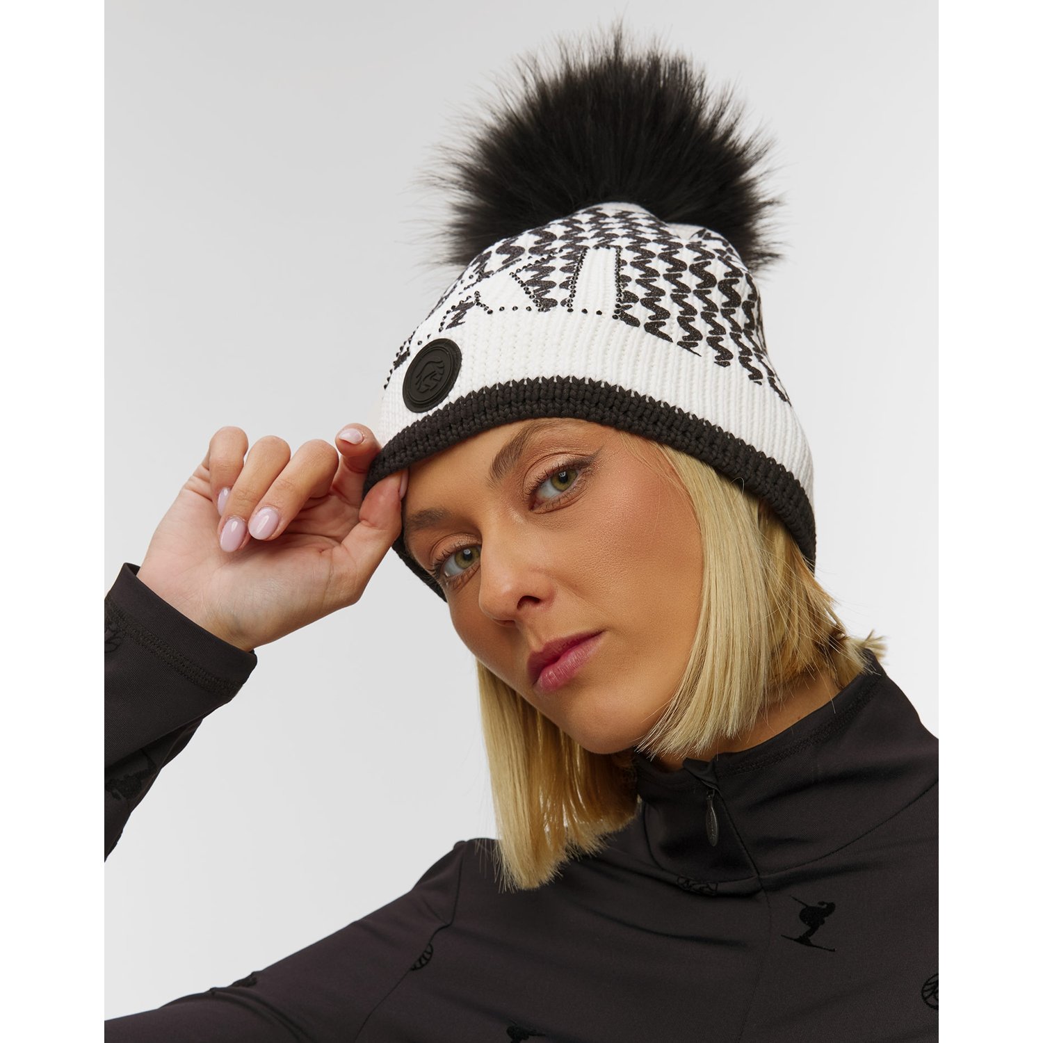 Czapka Zimowa Z Pomponem Damska Sportalm