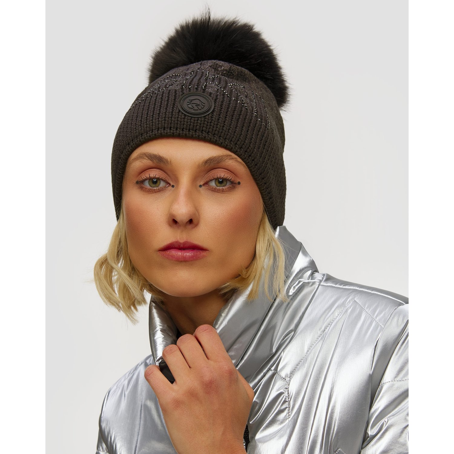 Czapka Zimowa Z Pomponem Damska Sportalm