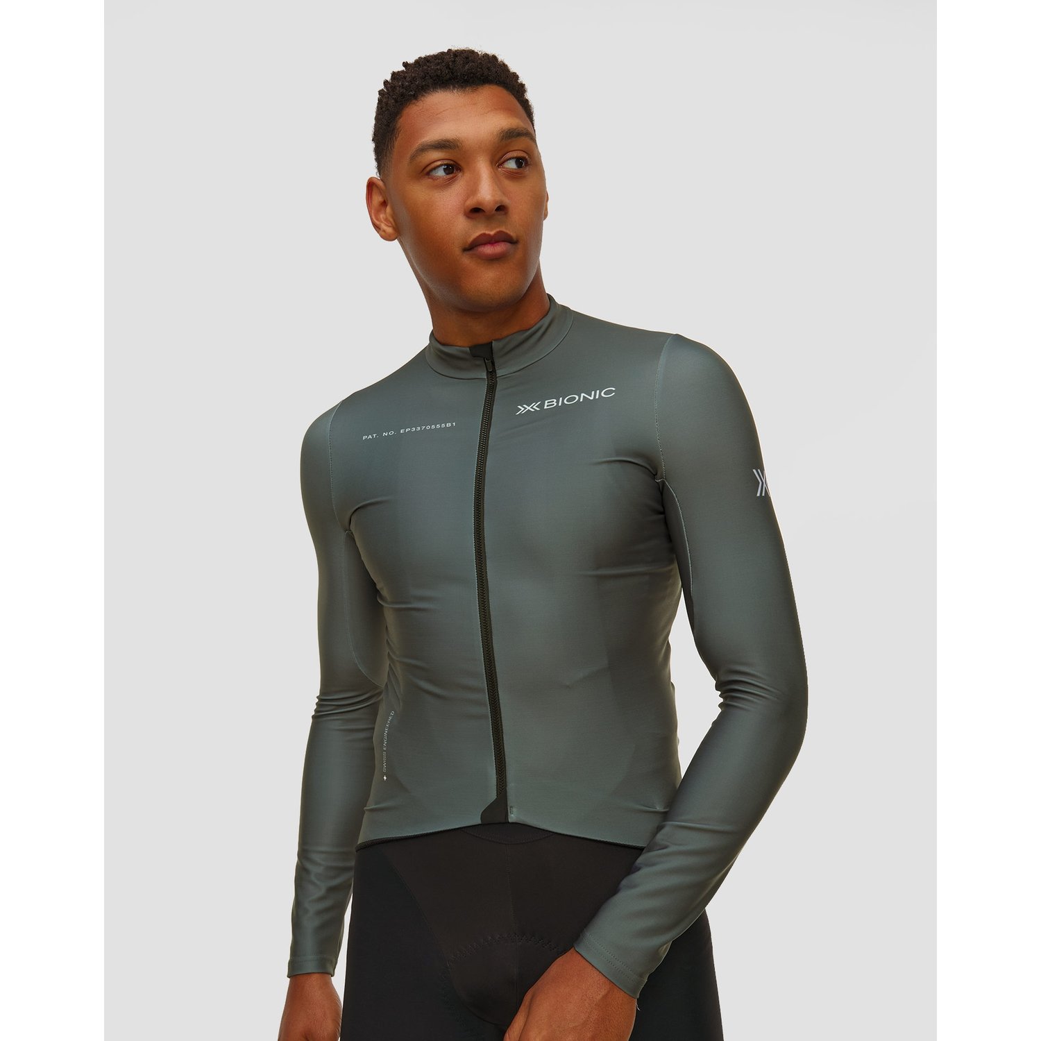 Longsleeve Rowerowy Męski X-bionic Corefusion Ride Warm Jersey Ls Szary