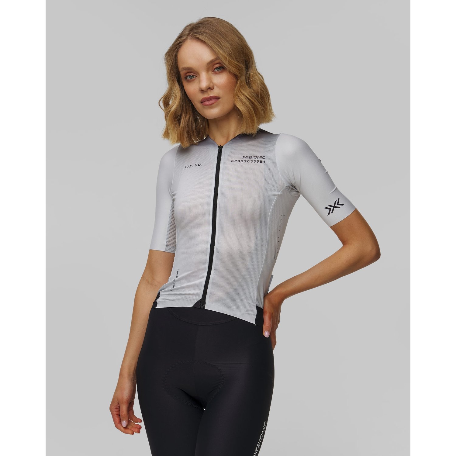 Koszulka Rowerowa Damska X-bionic Corefusion Aero Jersey Ss Szaro-czarna