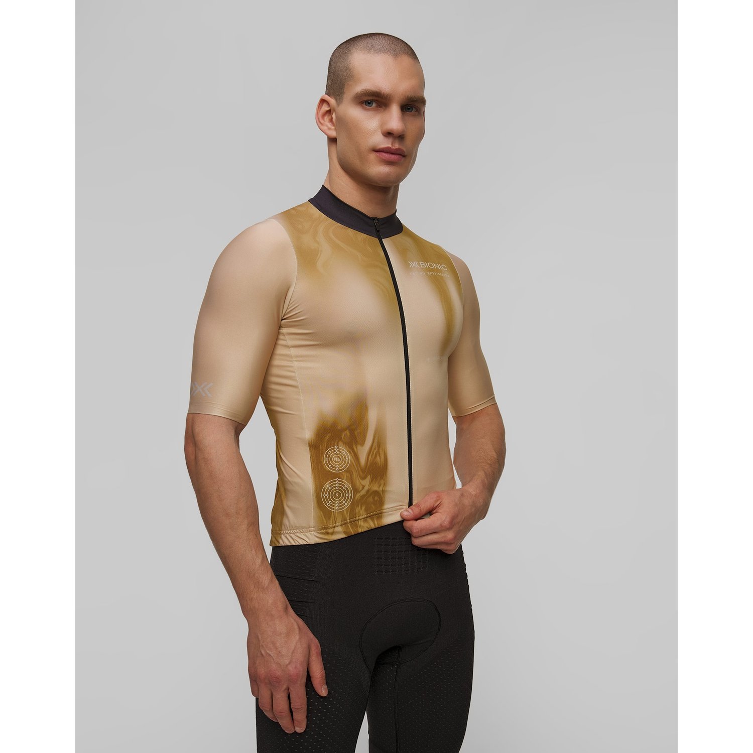 Koszulka Rowerowa Męska X-bionic Corefusion Ride Jersey Zlota