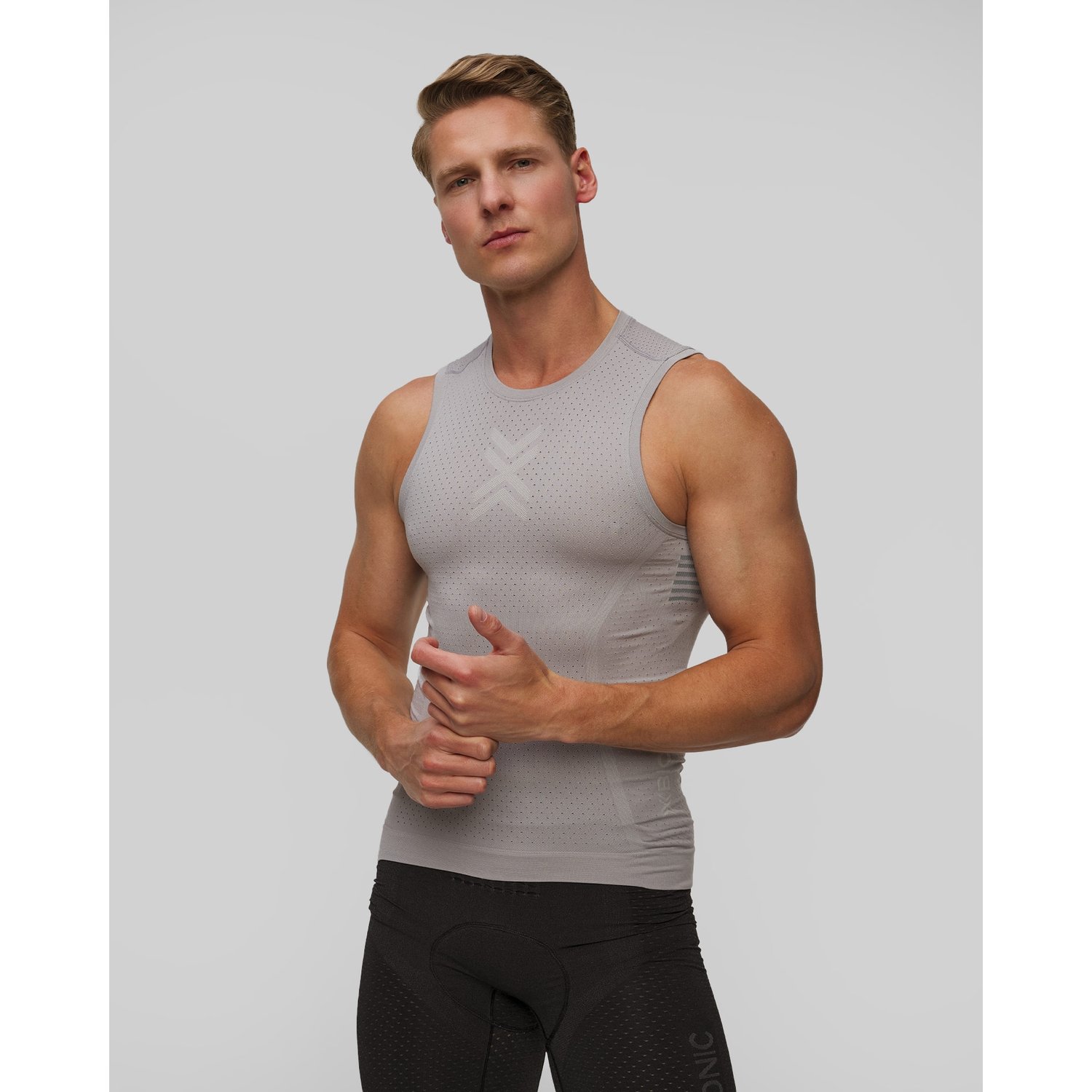 Potówka Rowerowa Unisex X-bionic Xceed Ride Baselayer Tank Top Szara
