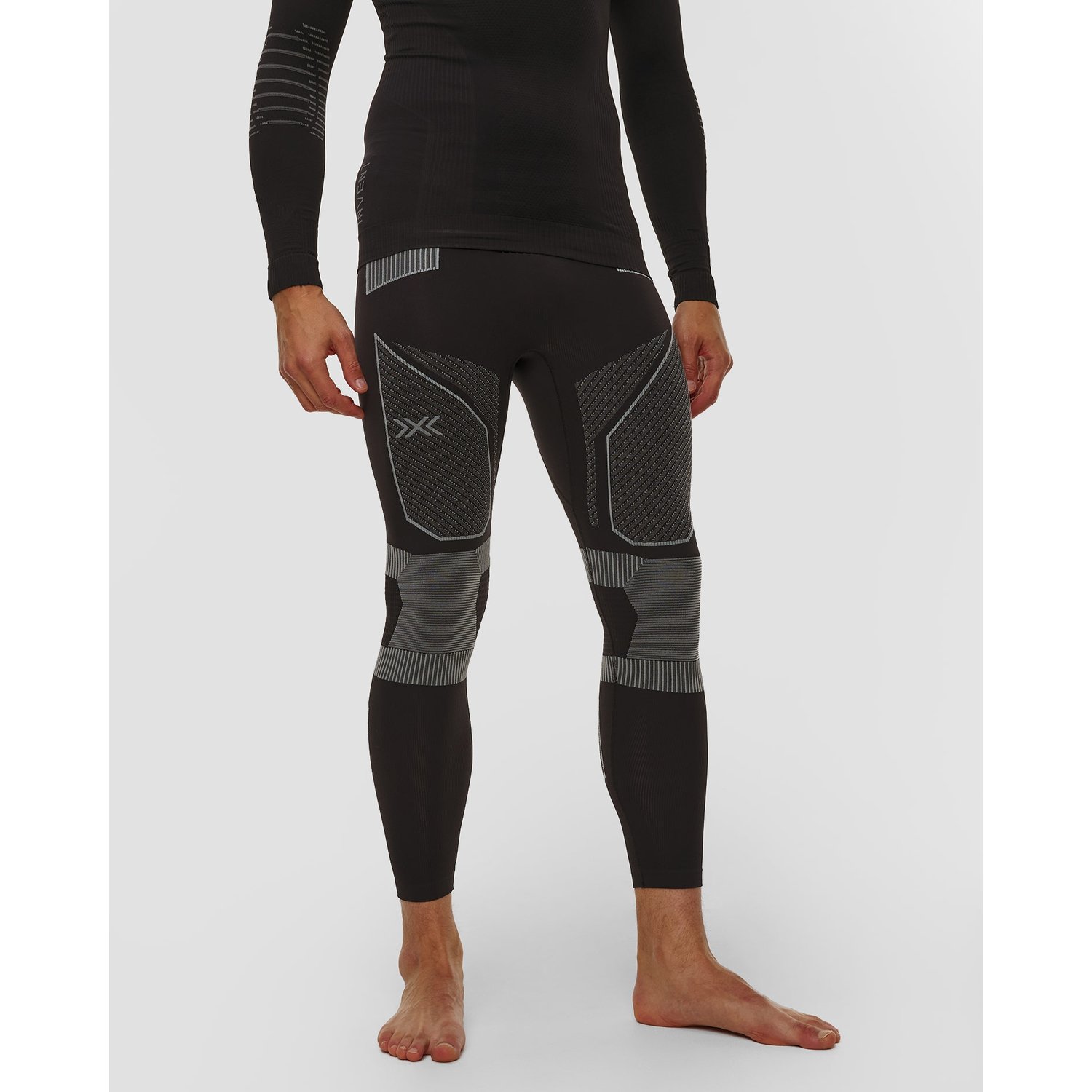 Leginsy Termoaktywne Męskie X-bionic Energy Accumulator Light Pants Czarno-szare