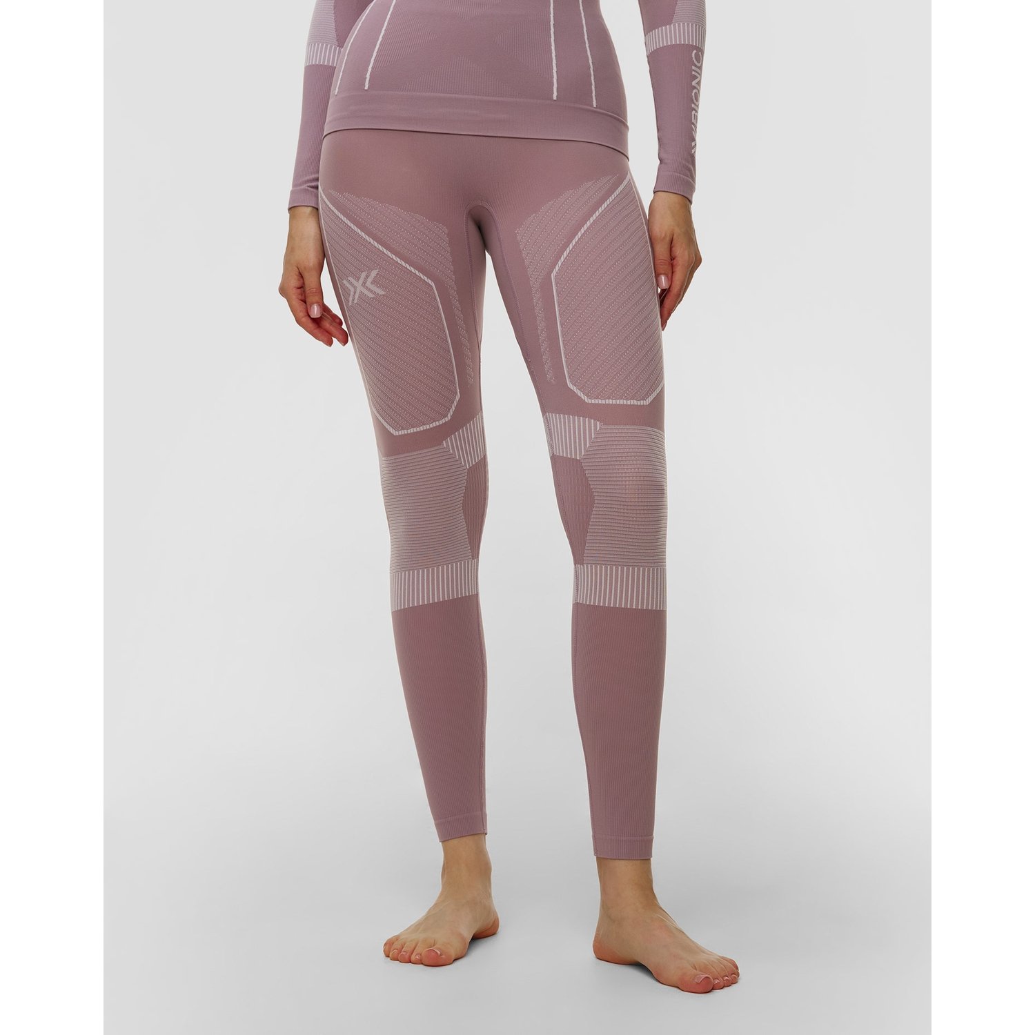 Leginsy Termoaktywne Damskie X-bionic Energy Accumulator Light Pants Fioletowe