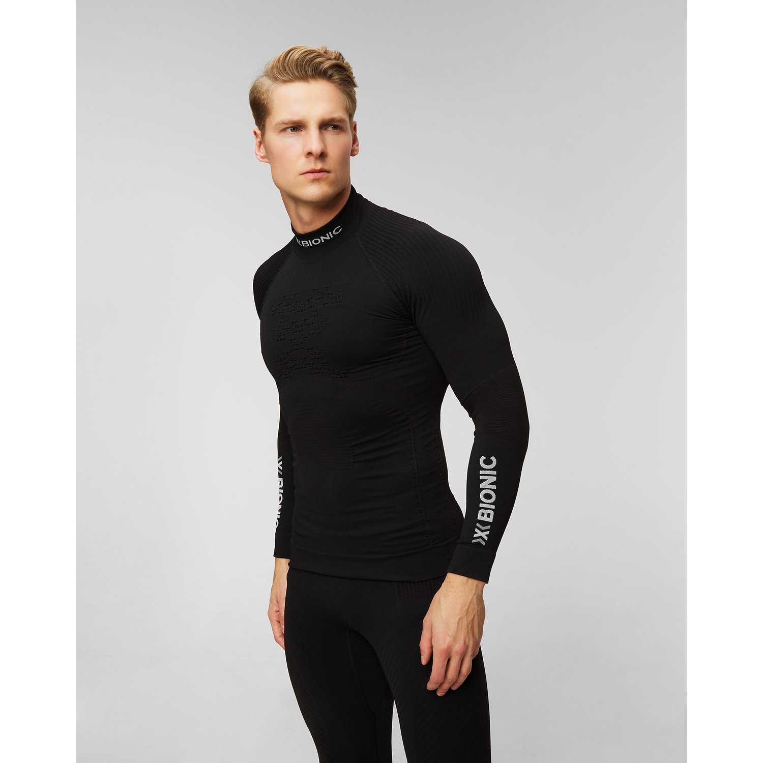 Longsleeve Termoaktywny Z Półgolfem Męski X-bionic Energy Accumulator 4.0 Turtle Neck