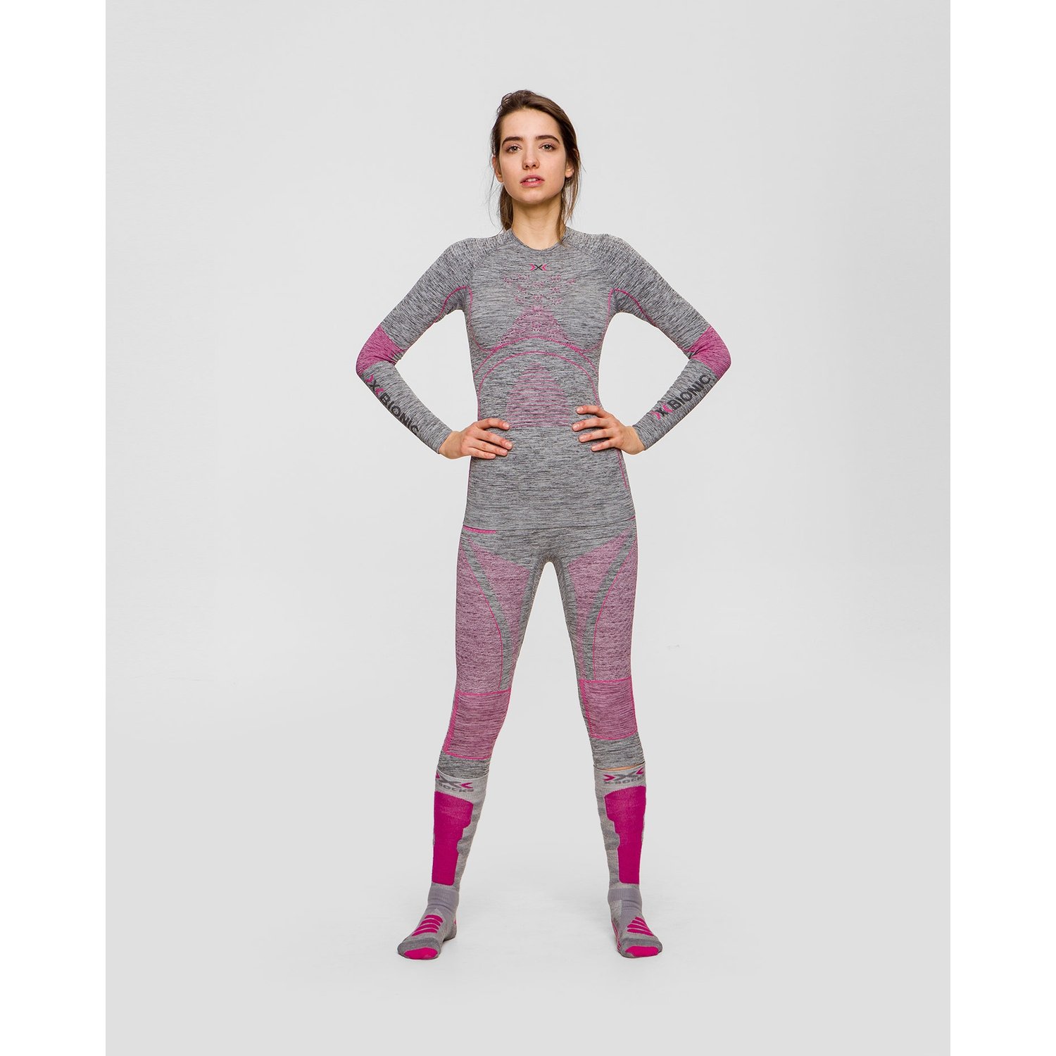 Leginsy Termoaktywne ¾ Damskie X-bionic Energy Accumulator 4.0 Melange