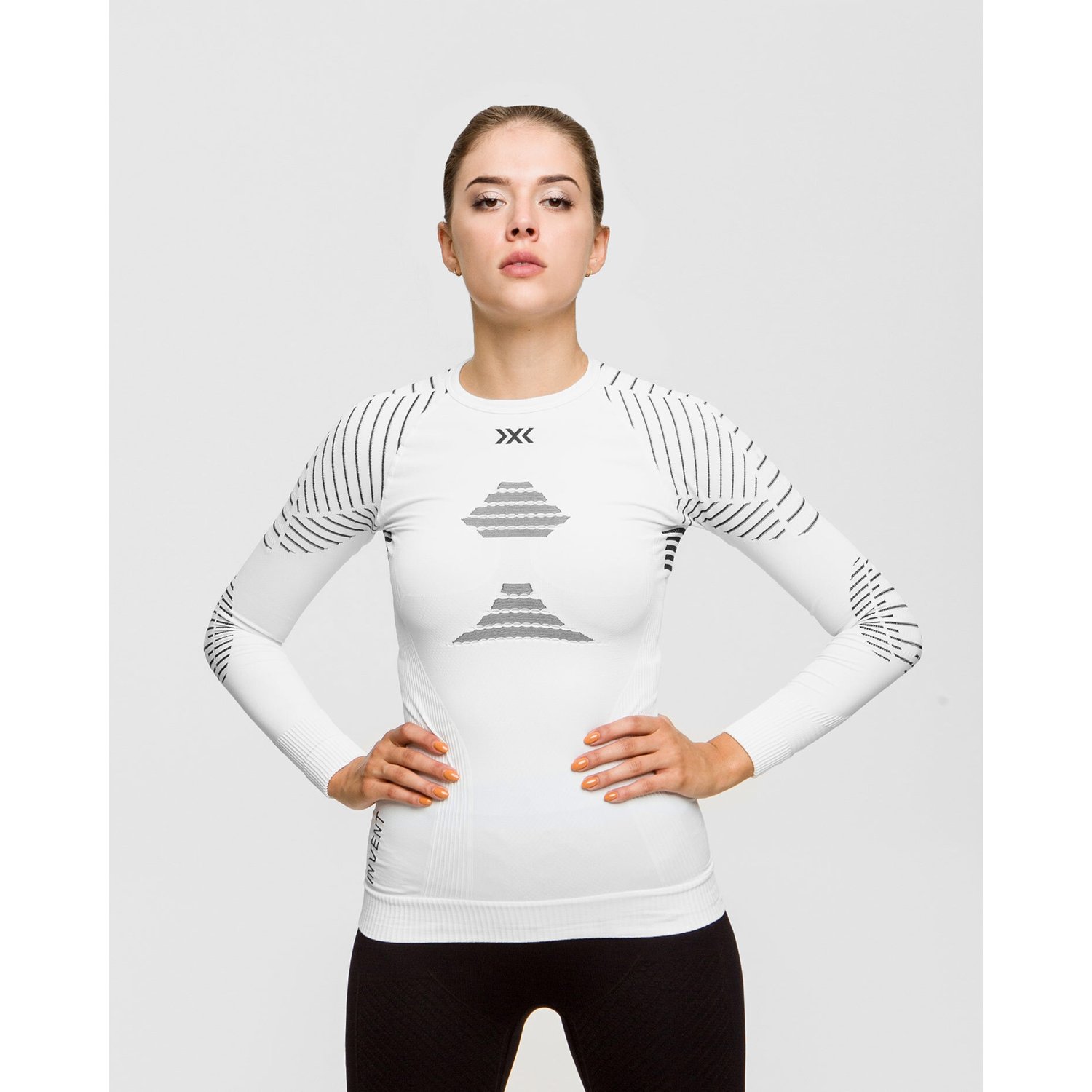 Longsleeve Termoaktywny Damski X-bionic Invent 4.0 Biały