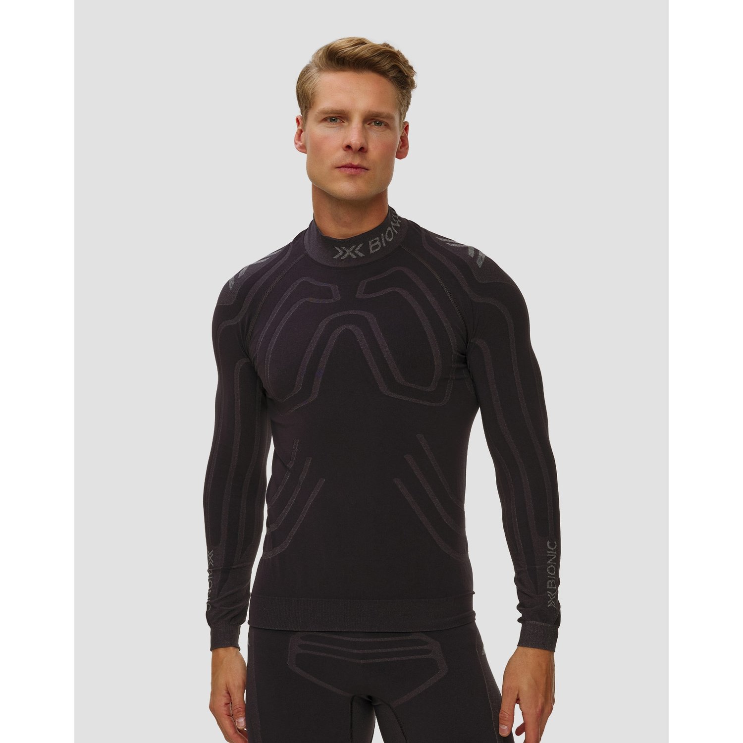 Longsleeve Termoaktywny Męski X-bionic Heatloop Shirt Ls Czarny