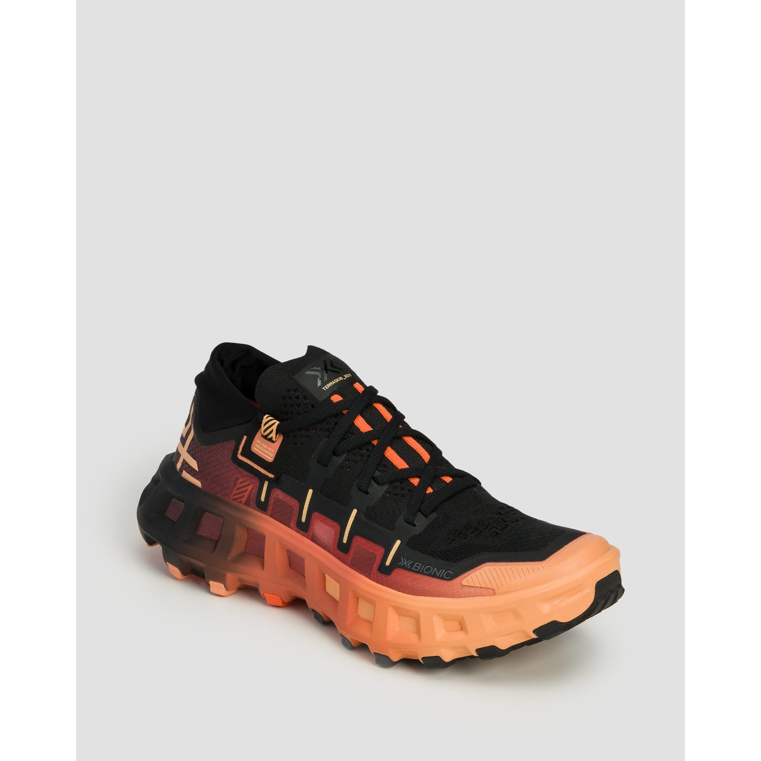 Buty Biegowe Trailowe Unisex X-bionic Terraskin X01 Czarno-pomarańczowe