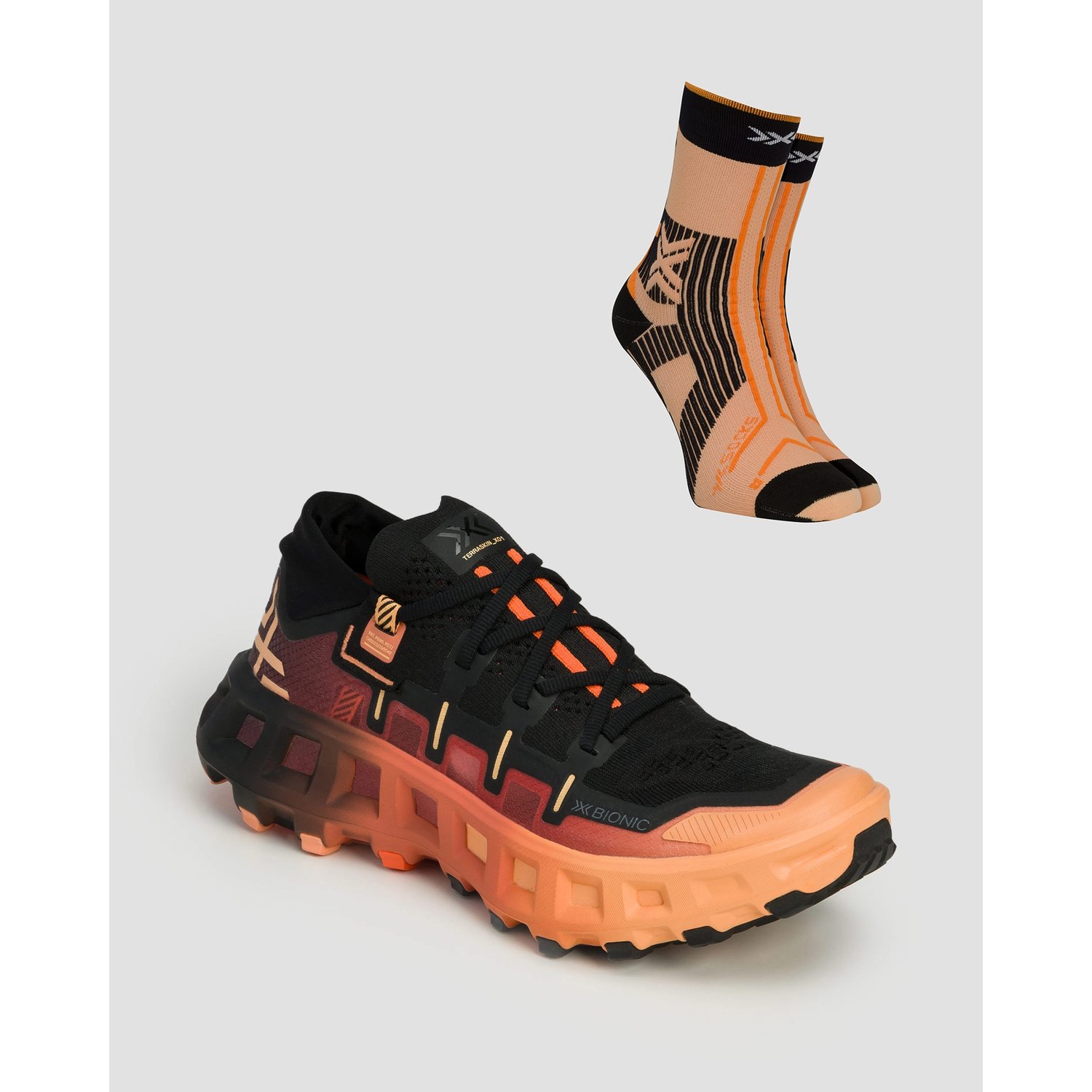 Buty Biegowe Trailowe Unisex X-bionic Terraskin X01 + Skarpety Techniczne