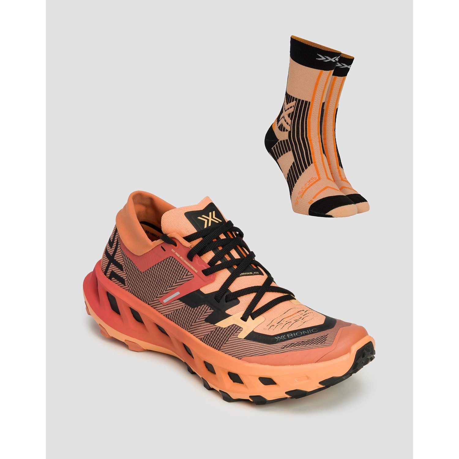 Buty Biegowe Trailowe Unisex X-bionic Terraskin X02 + Skarpety Techniczne