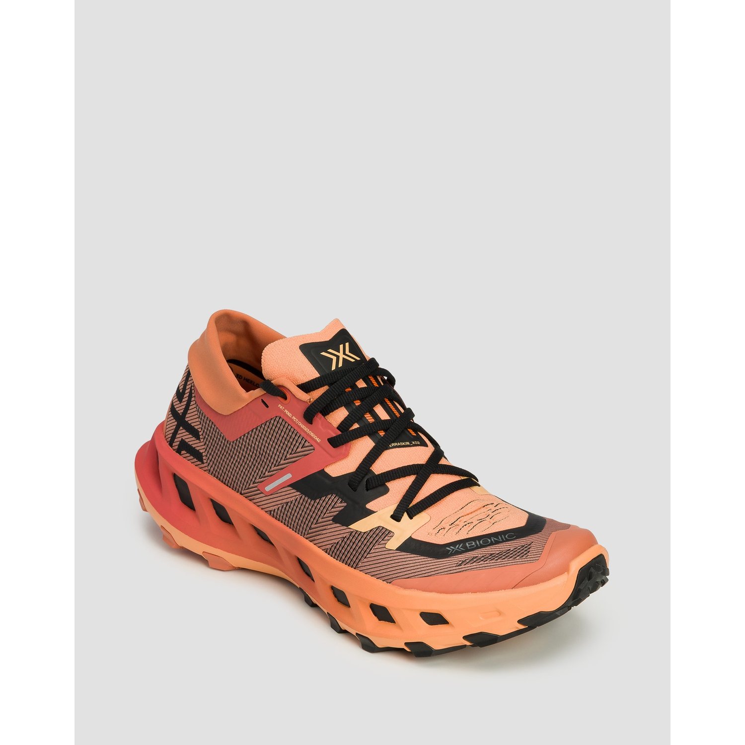 Buty Biegowe Trailowe Unisex X-bionic Terraskin X02 Czarno-pomarańczowe