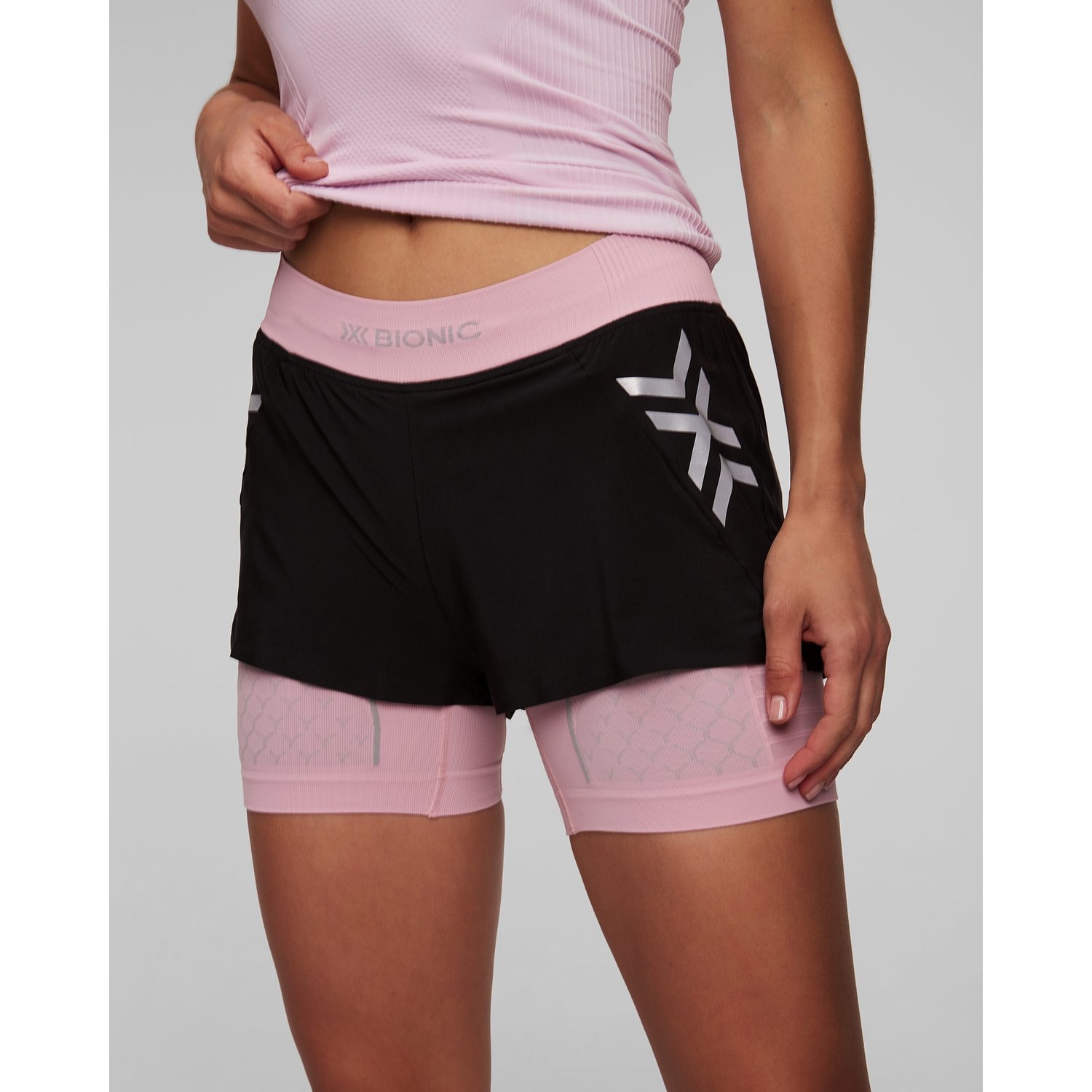 Spodenki Biegowe Damskie X-bionic Twyce Race 2in1 Shorts