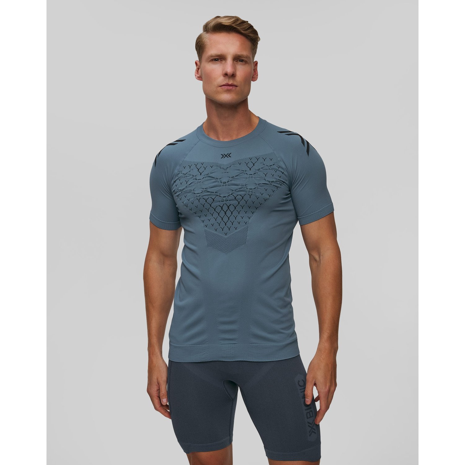 Koszulka Biegowa Męska X-bionic Twyce Run Shirt Niebieska