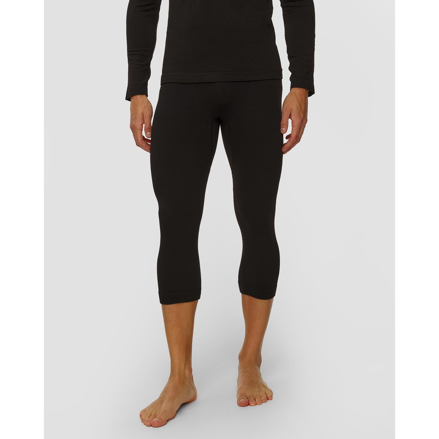 Leginsy Termoaktywne 3/4 Męskie X-bionic Mightywool Pants Czarne