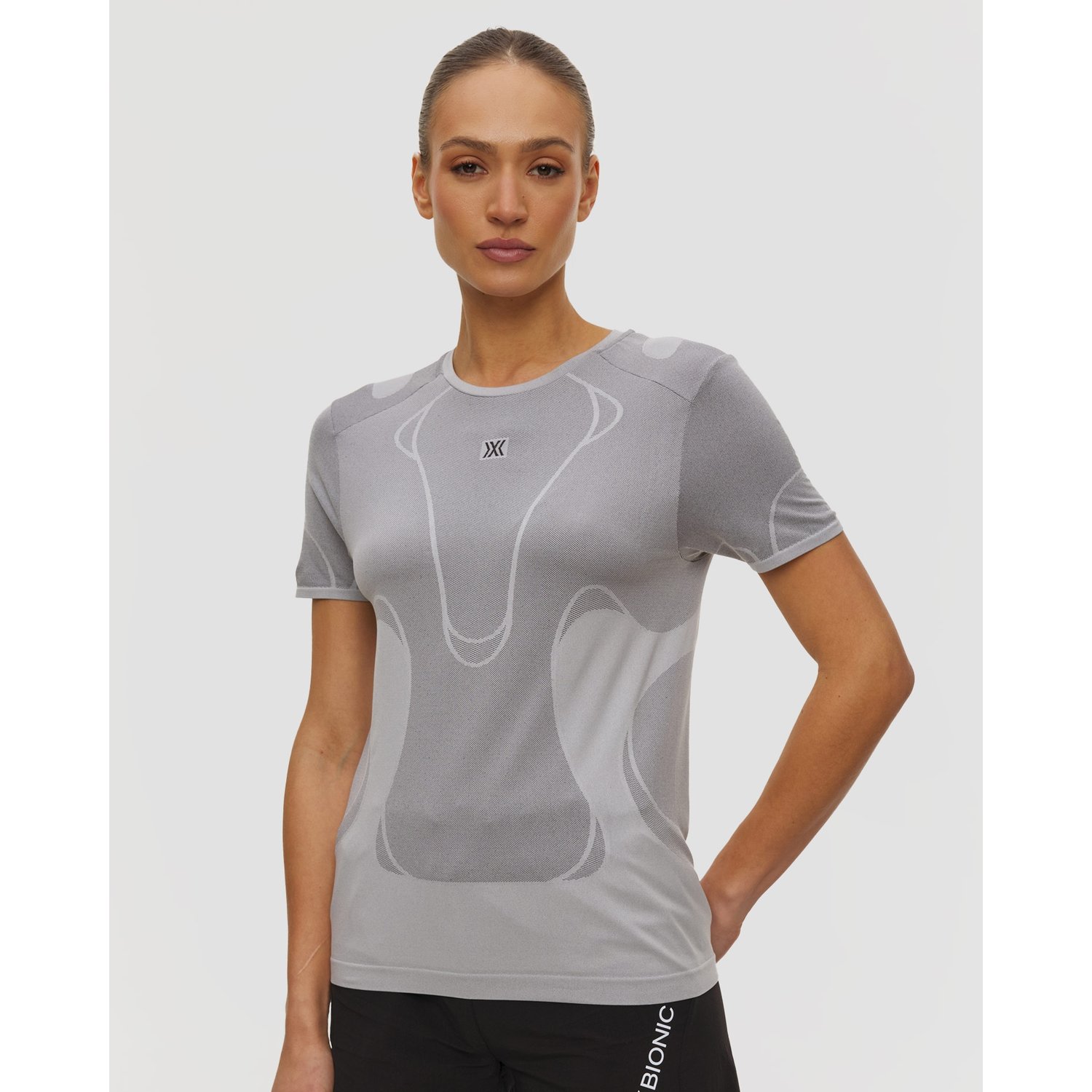 Koszulka Biegowa Damska X-bionic Xceed Run Perform Shirt Szara