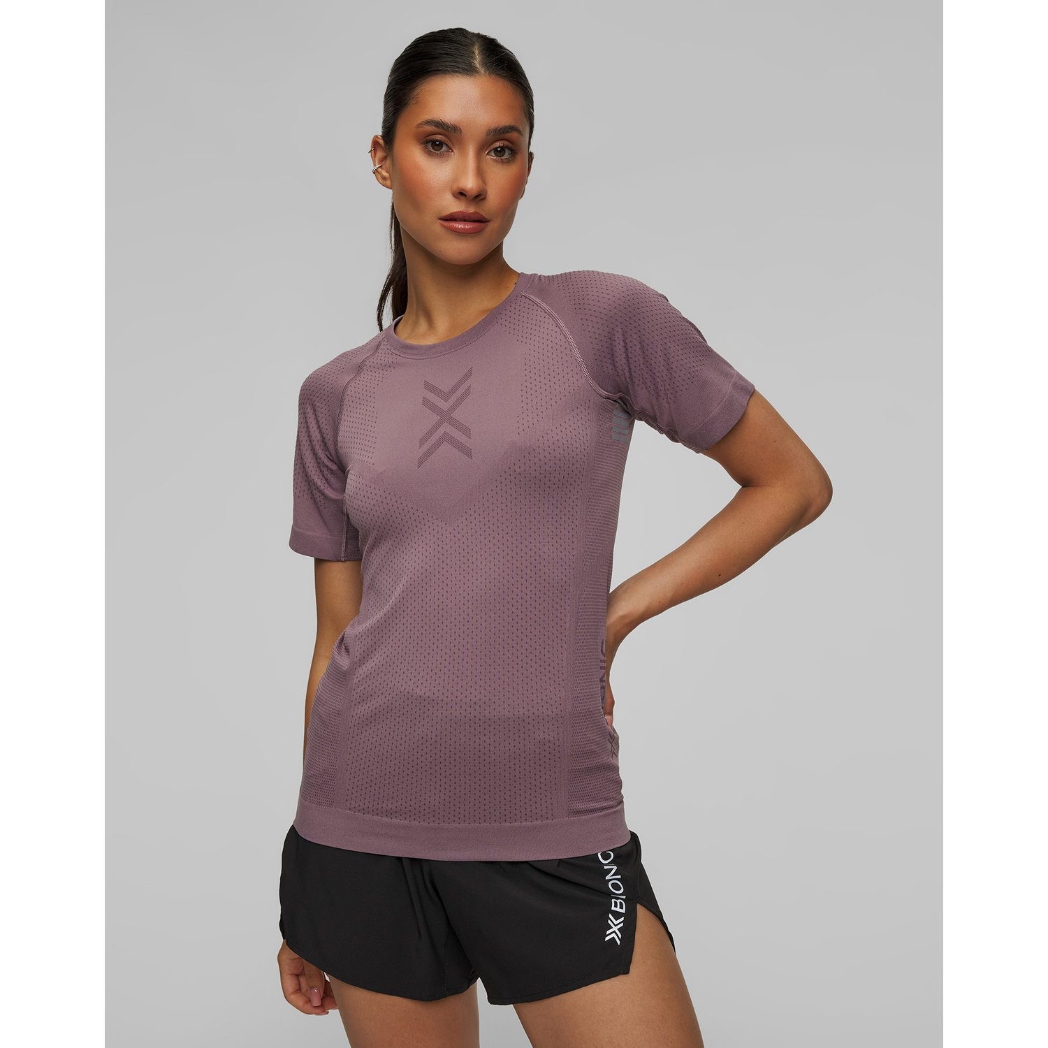 Koszulka Biegowa Damska X-bionic Xceed Run Shirt Fioletowa