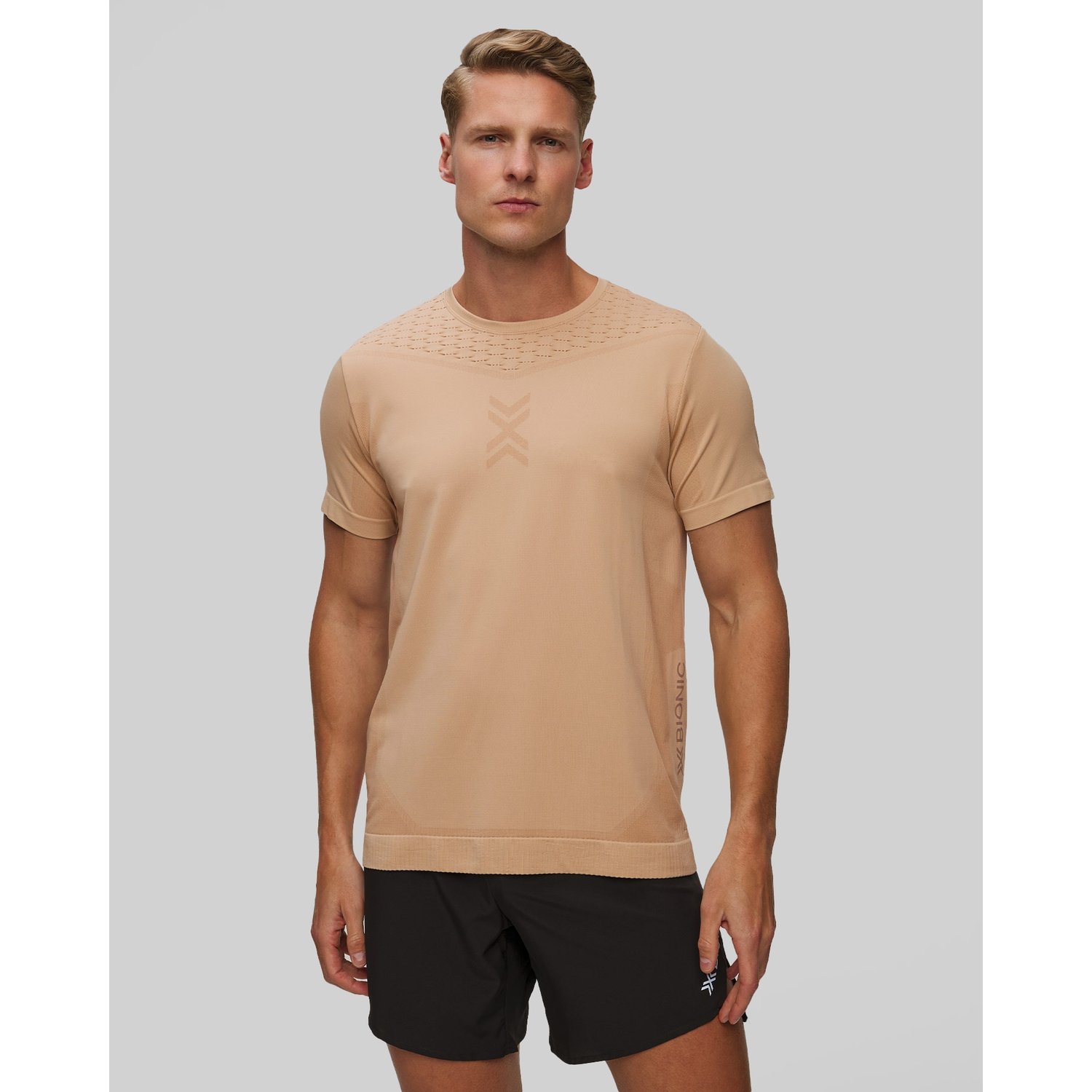 Koszulka Multisportowa Męska X-bionic X-ential Shirt Beżowa