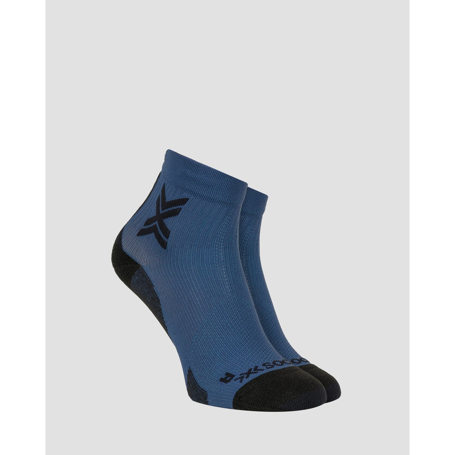 Skarpety Biegowe X-socks Run Discover Ankle Granatowo-czarne