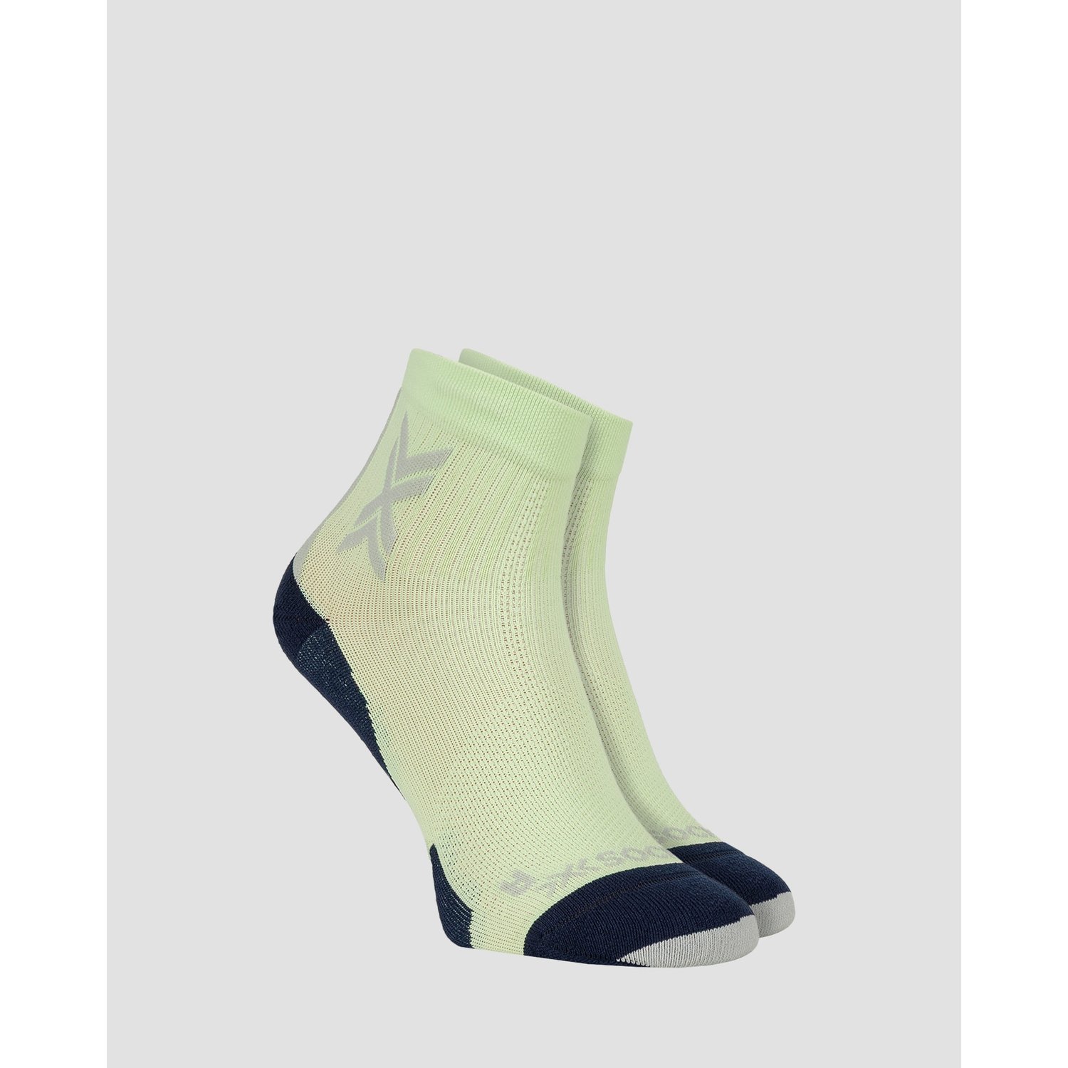 Skarpety Biegowe X-socks Run Discover Ankle Limonkowo-czarne