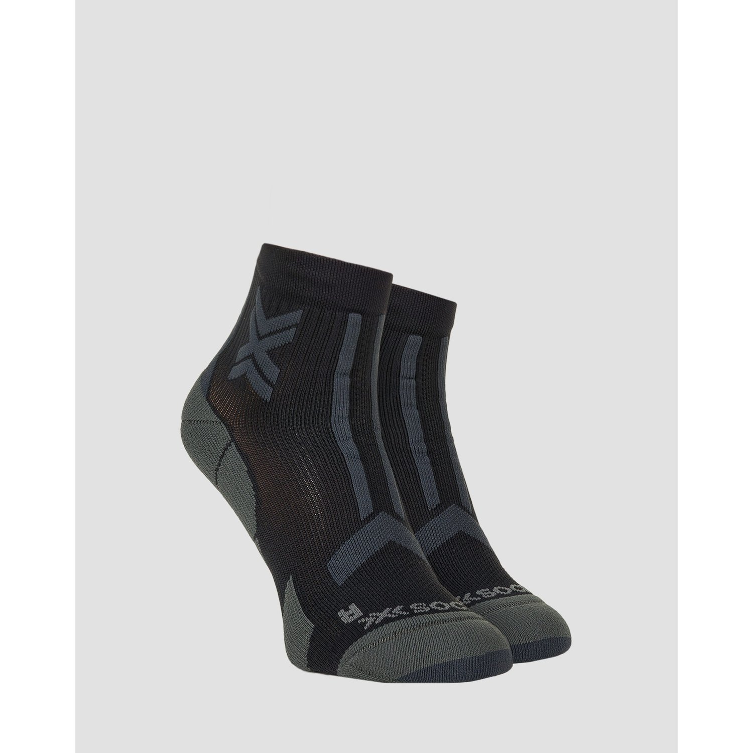 Skarpety Trailowe X-socks Trailrun Discover Ankle Czarne