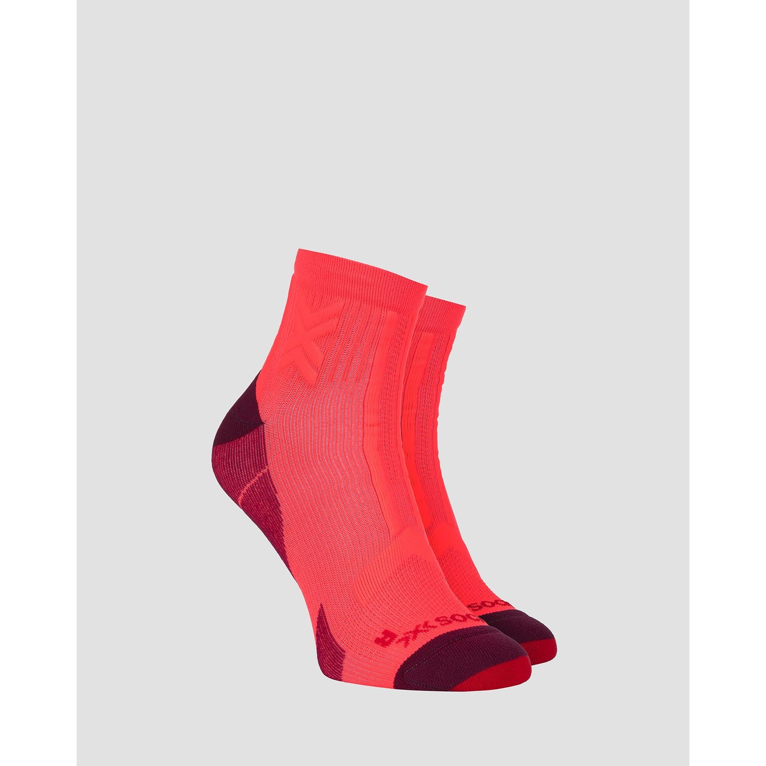 Skarpety Trailowe X-socks Trailrun Discover Ankle Czerwone