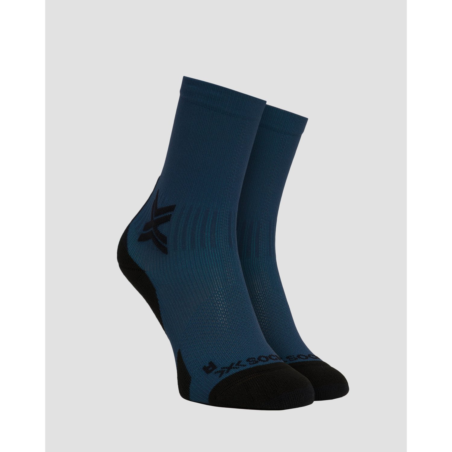 Skarpety Biegowe X-socks Run Discover Crew Granatowo-czarne