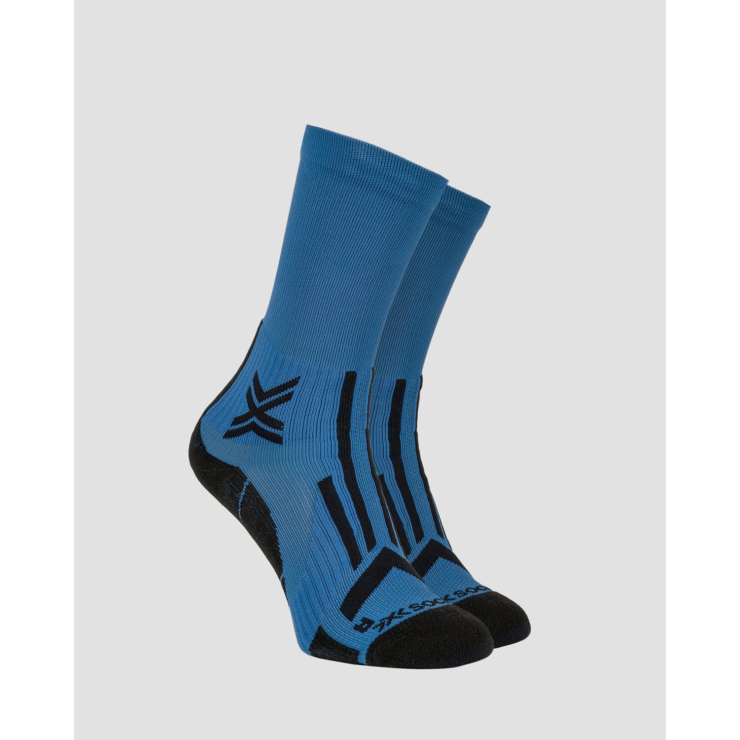Skarpety Trailowe X-socks Trailrun Perform Crew Granatowo-czarne