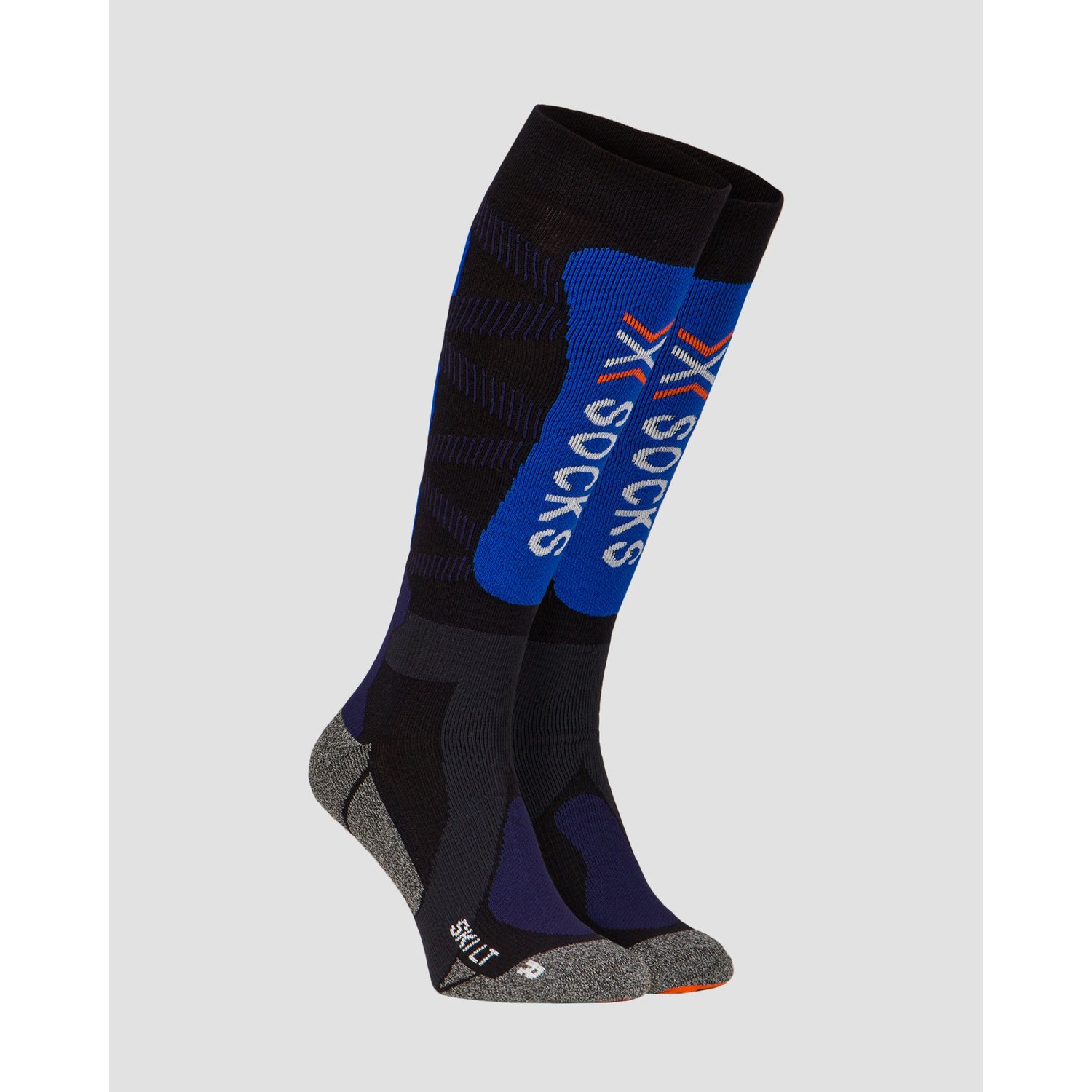Skarpety Narciarskie Czarno-niebieskie X-socks Ski Lt 4.0