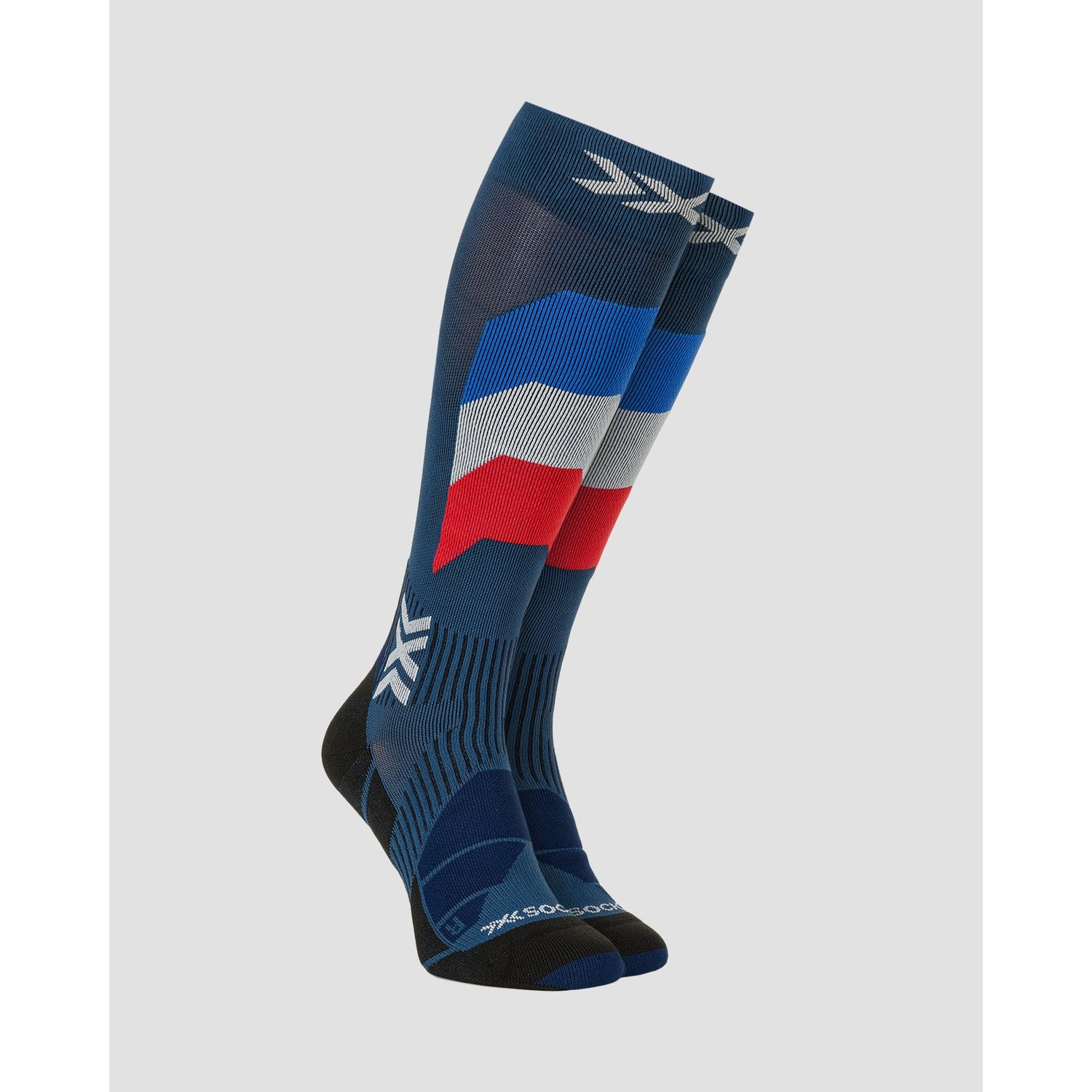 Skarpety Narciarskie X-socks Ski Perform Patriot France Otc Granatowe