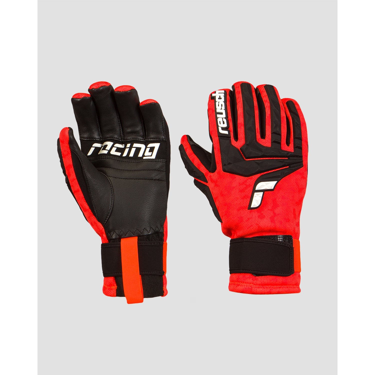 Rękawice Narciarskie Czerwono-czarne Reusch World Cup Warrior Neo