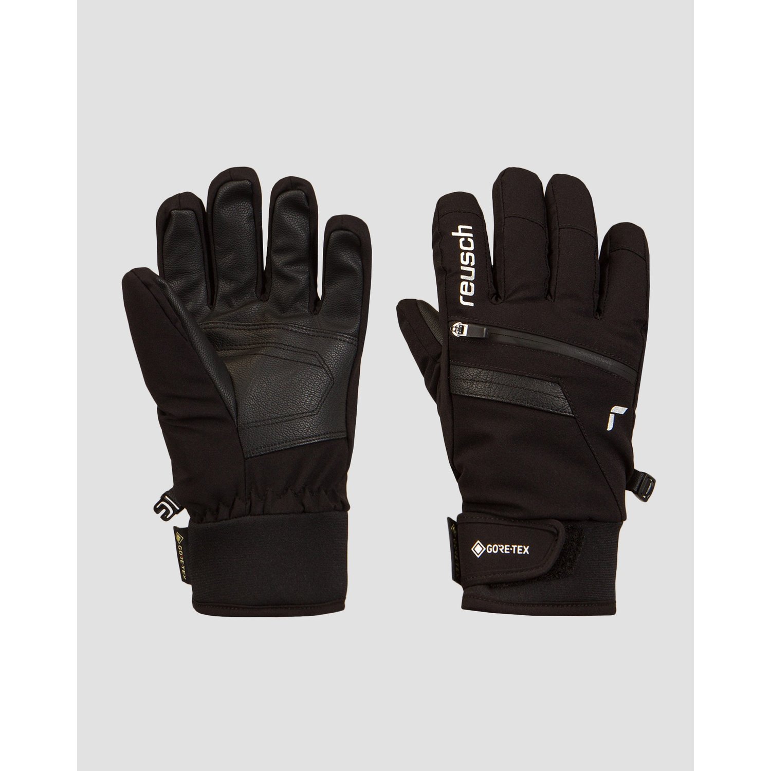 Czarne Rękawice Dziecięce Reusch Travis Gore-tex