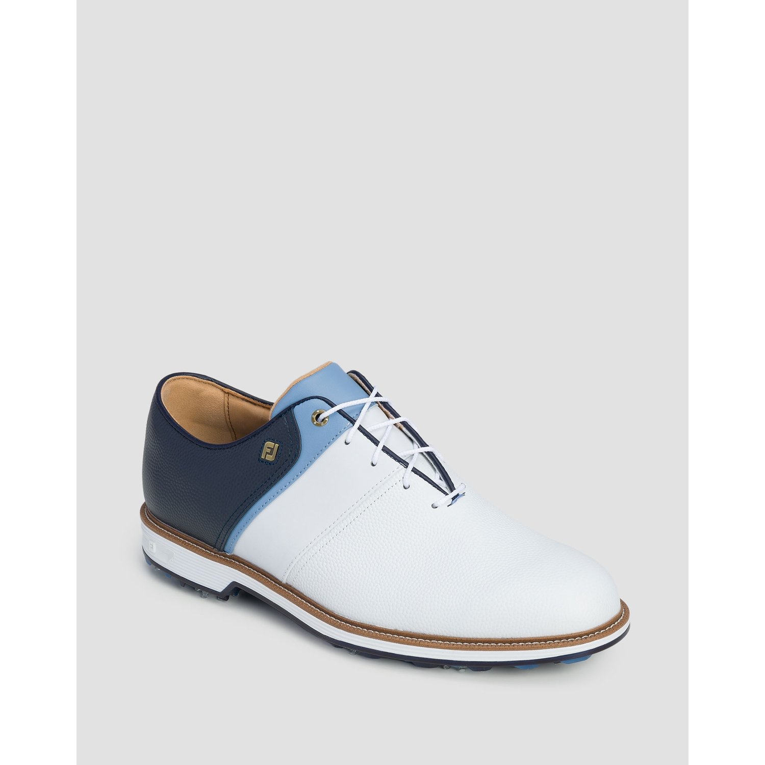 Biało-granatowe Buty Golfowe Męskie Footjoy Premiere Series